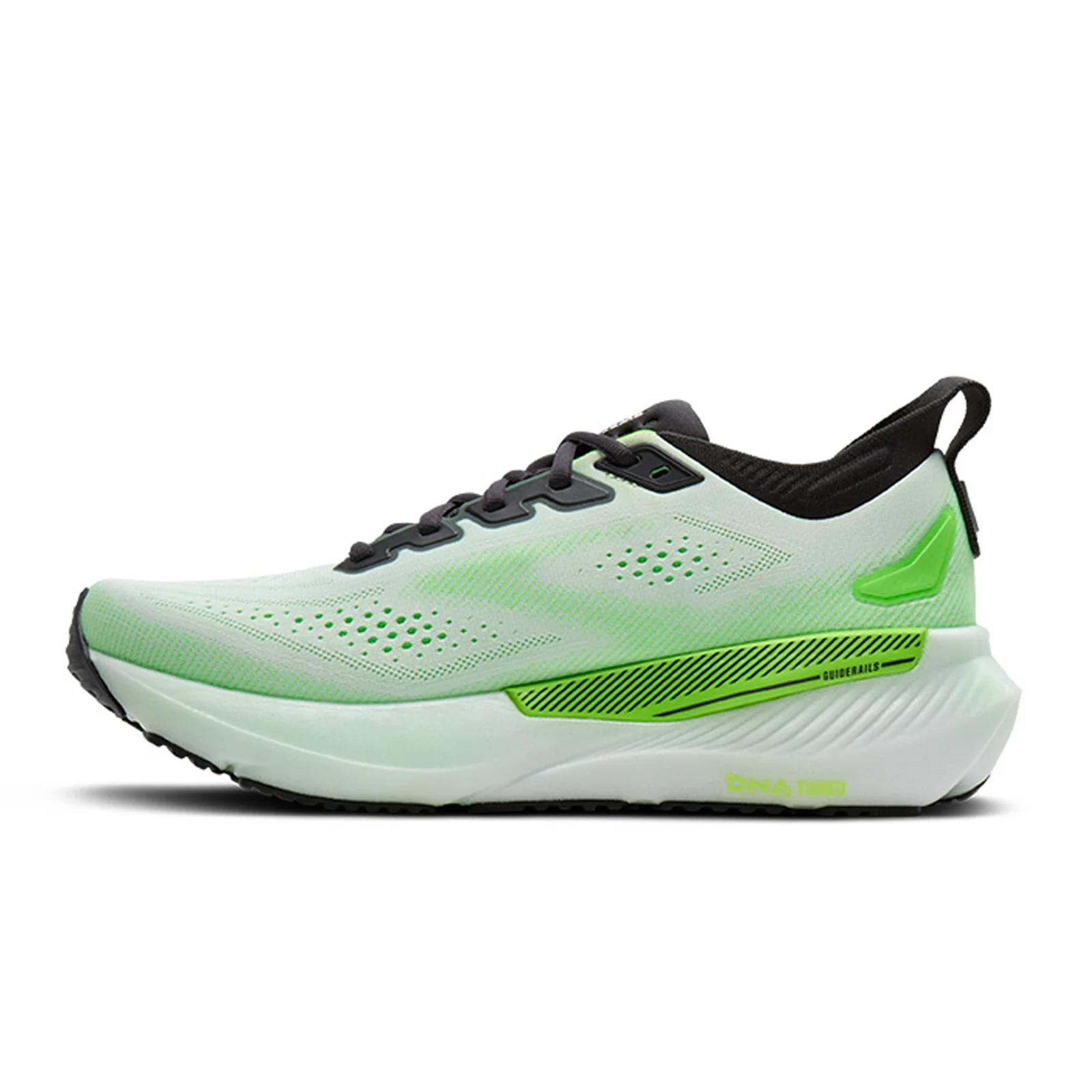 Brooks Glycerin GTS 23 Running Shoe (Men) - White/Phantom/Green Gecko - Image 2