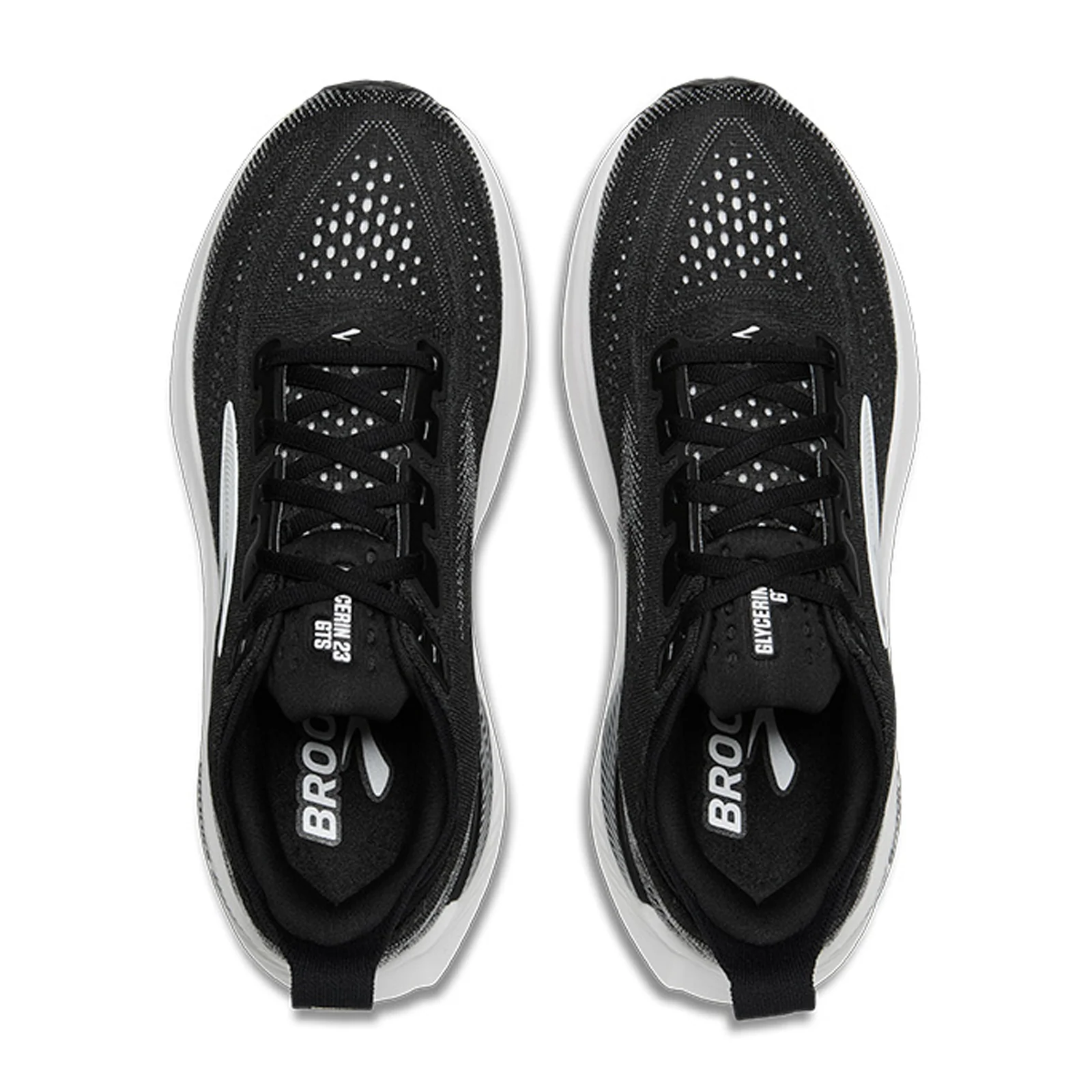 Brooks Glycerin GTS 23 Running Shoe (Women) - Black/Grey/White - Image 5