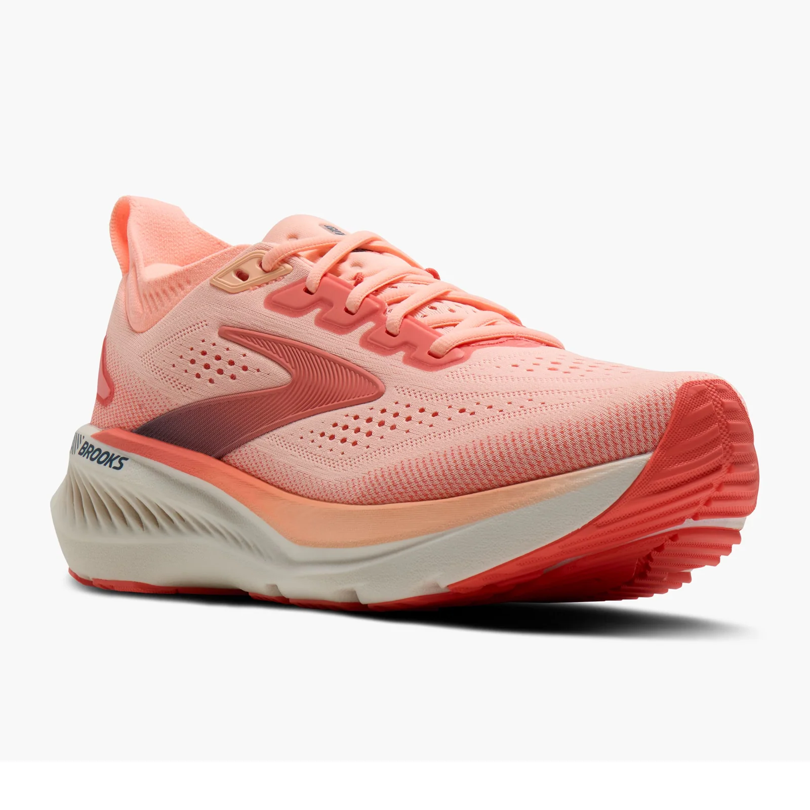 Brooks Glycerin GTS 23 Running Shoe (Women) - Coral/Peach/Spellbound - Image 3