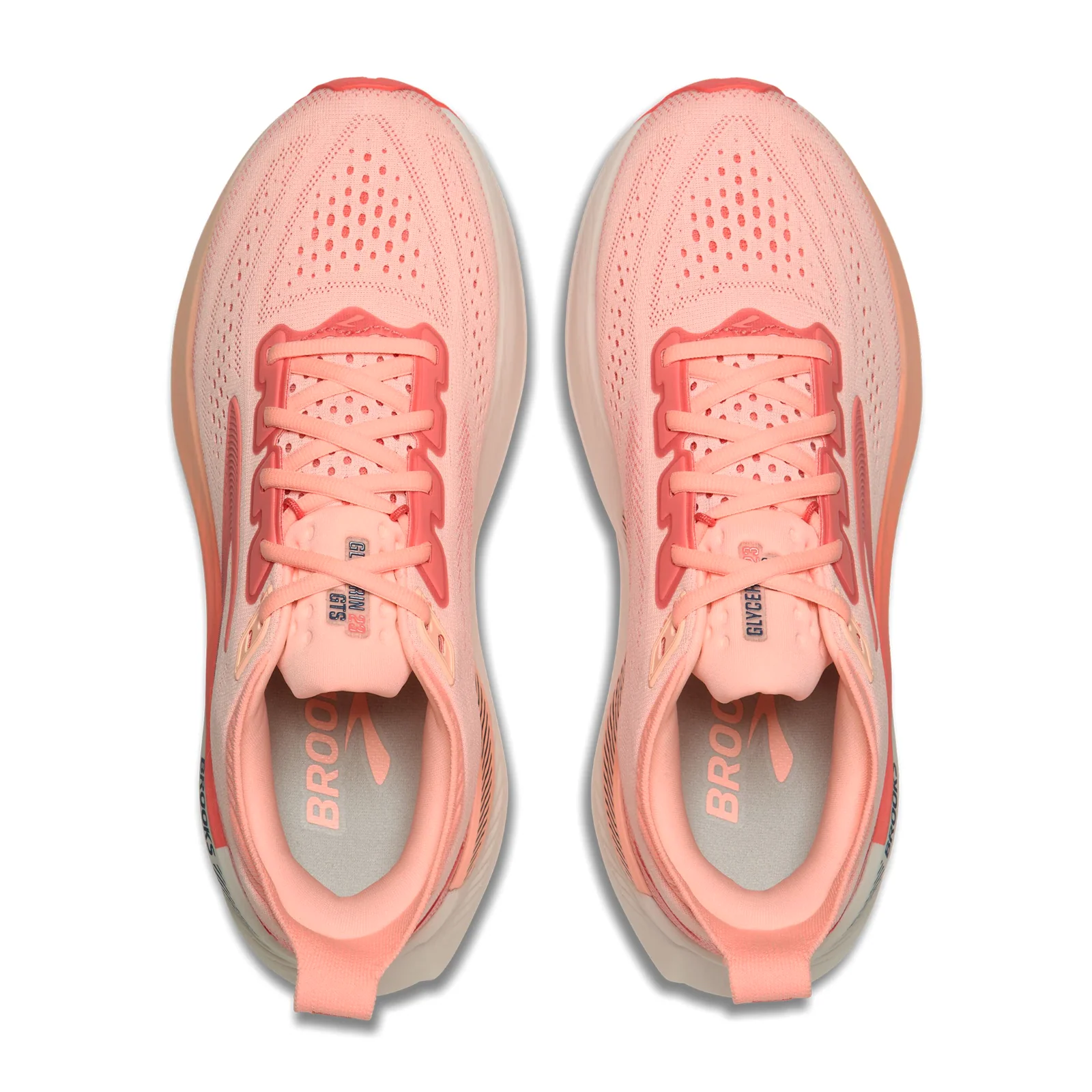Brooks Glycerin GTS 23 Running Shoe (Women) - Coral/Peach/Spellbound - Image 5