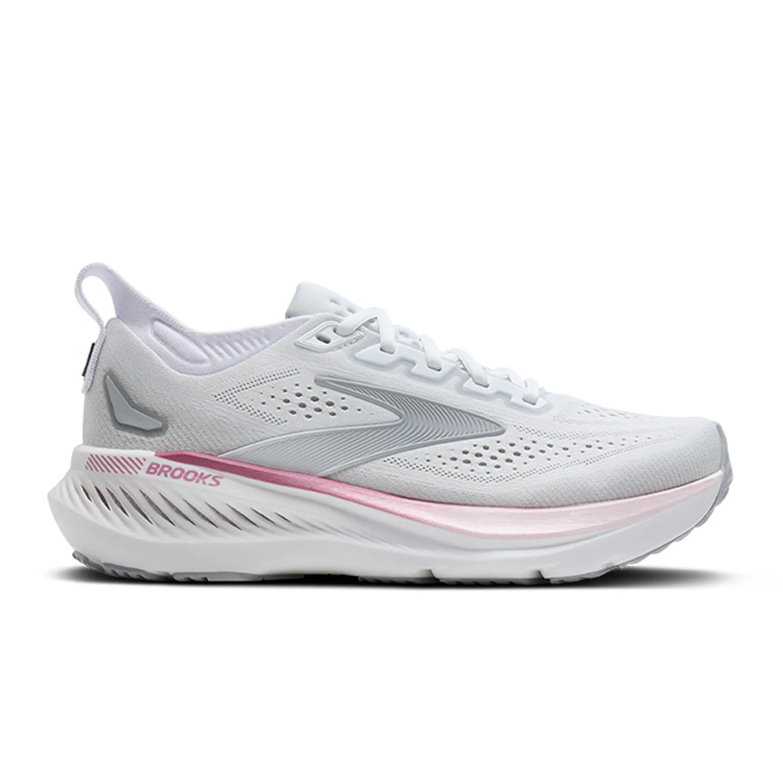 Brooks Glycerin GTS 23 Running Shoe (Women) - White/Harbor Mist/Metallic