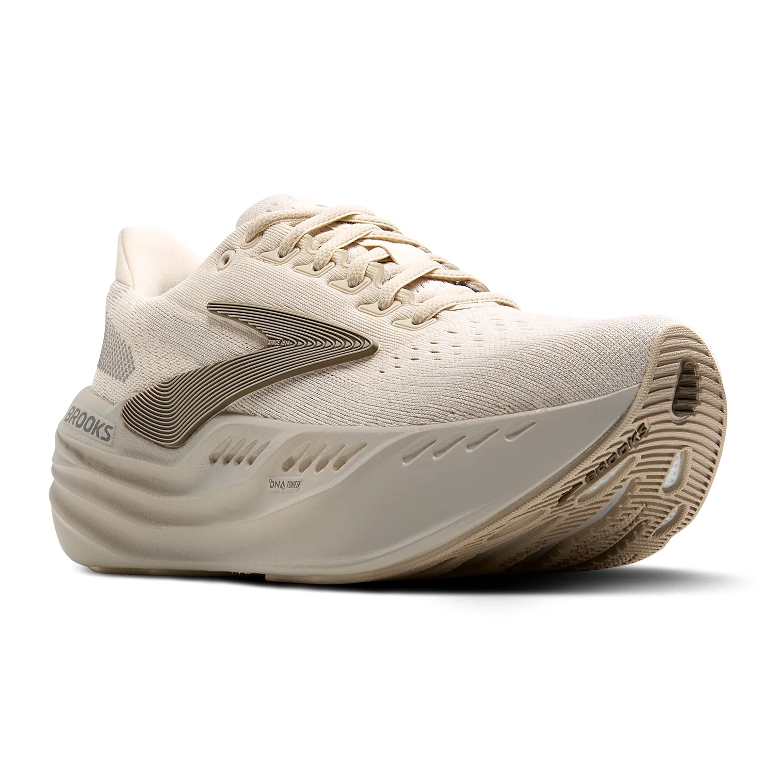 Brooks Glycerin Max Running Shoe (Women) - Almond Peach/London Fog/White - Image 3