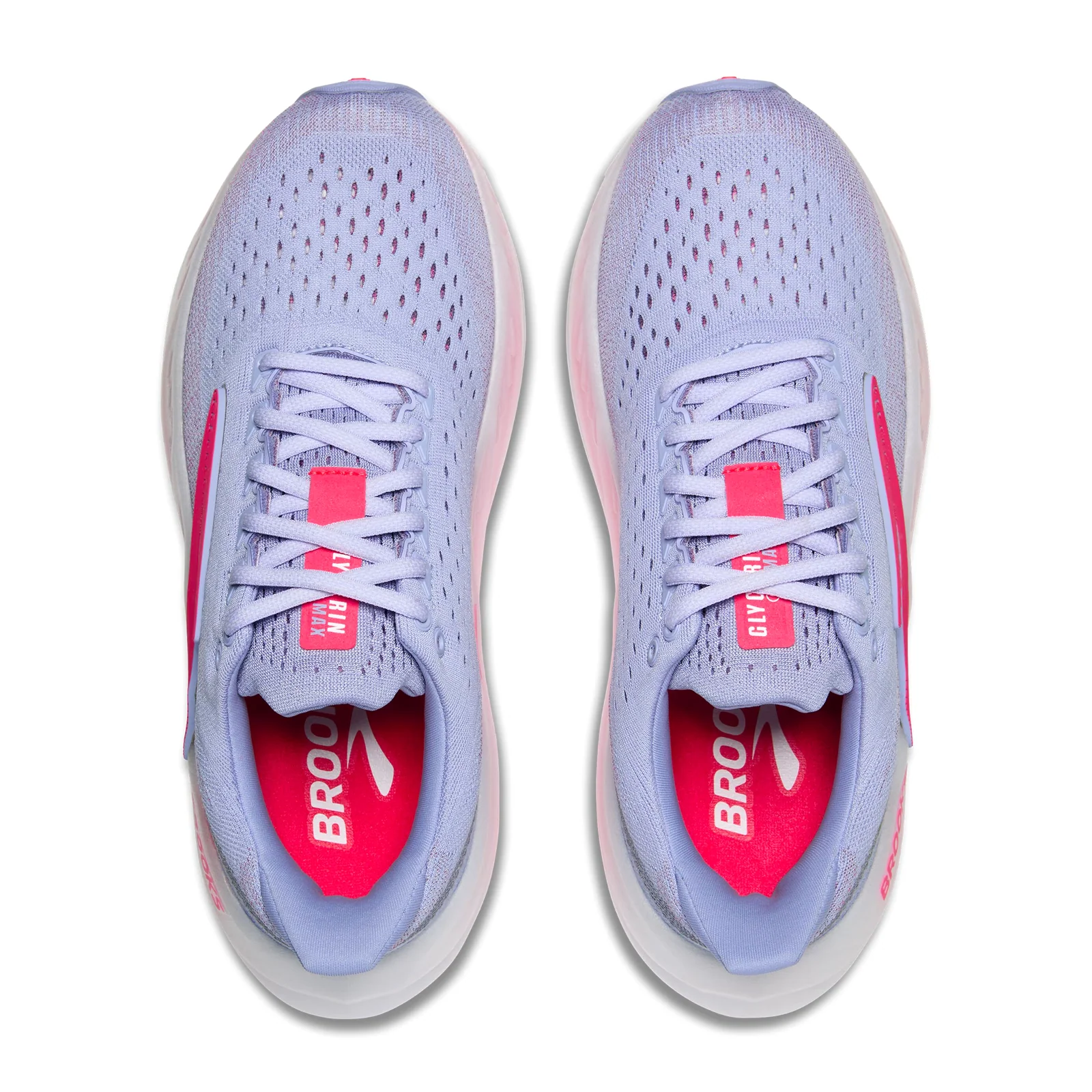Brooks Glycerin Max Running Shoe (Women) - Blue Heron/Diva Pink/White - Image 5