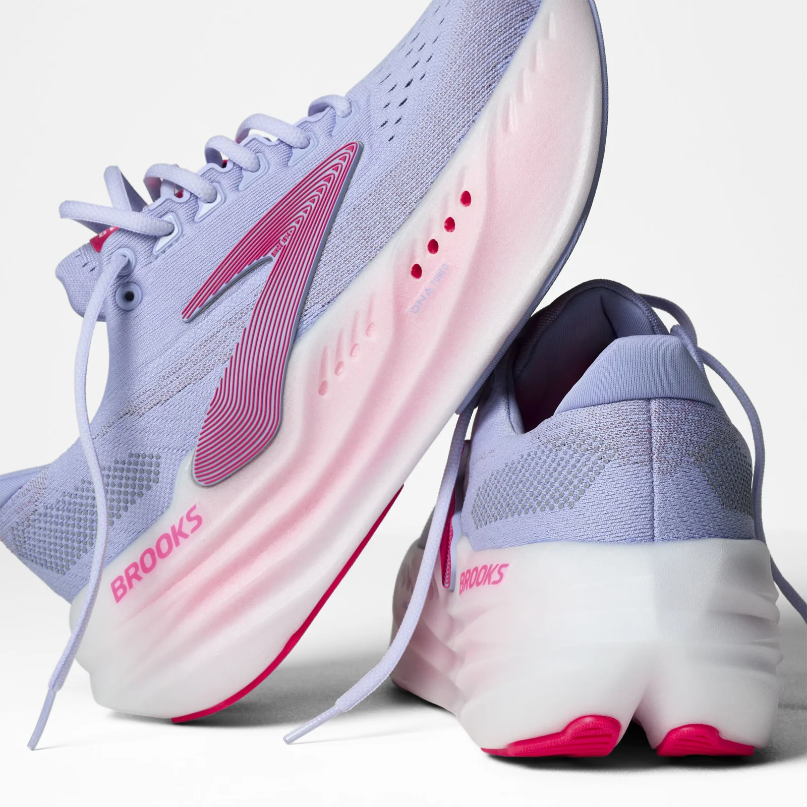 Brooks Glycerin Max Running Shoe (Women) - Blue Heron/Diva Pink/White - Image 7