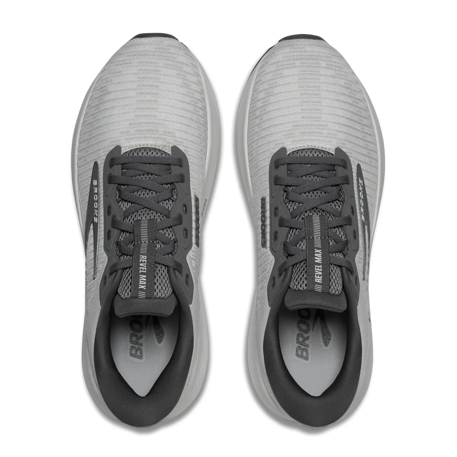 Brooks Revel Max Running Shoe (Men) - Oyster Mushroom/Poppy Seed - Image 5