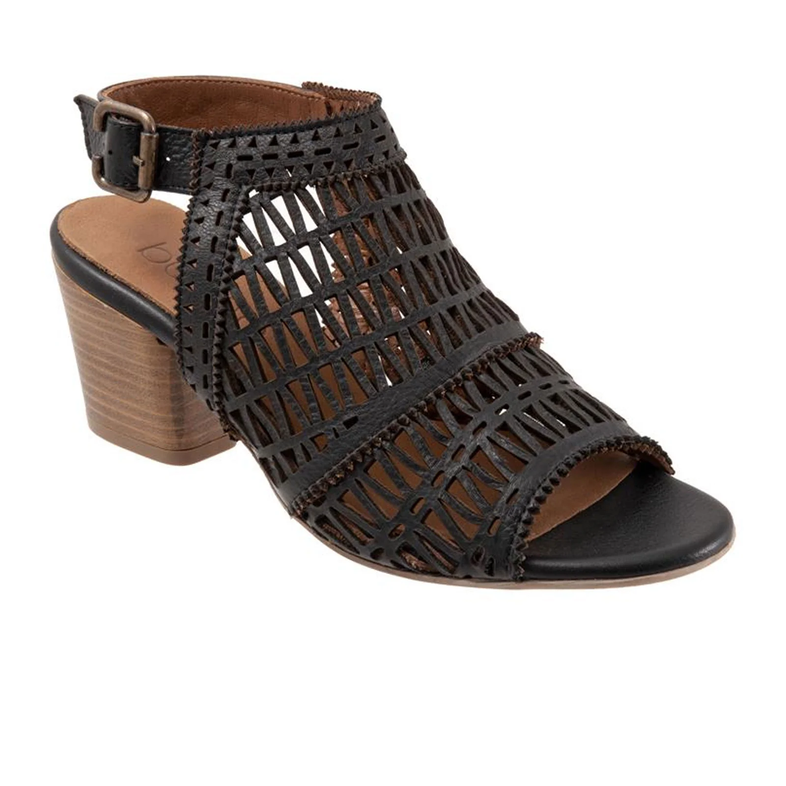 Bueno Candice Heeled Sandal (Women) - Black