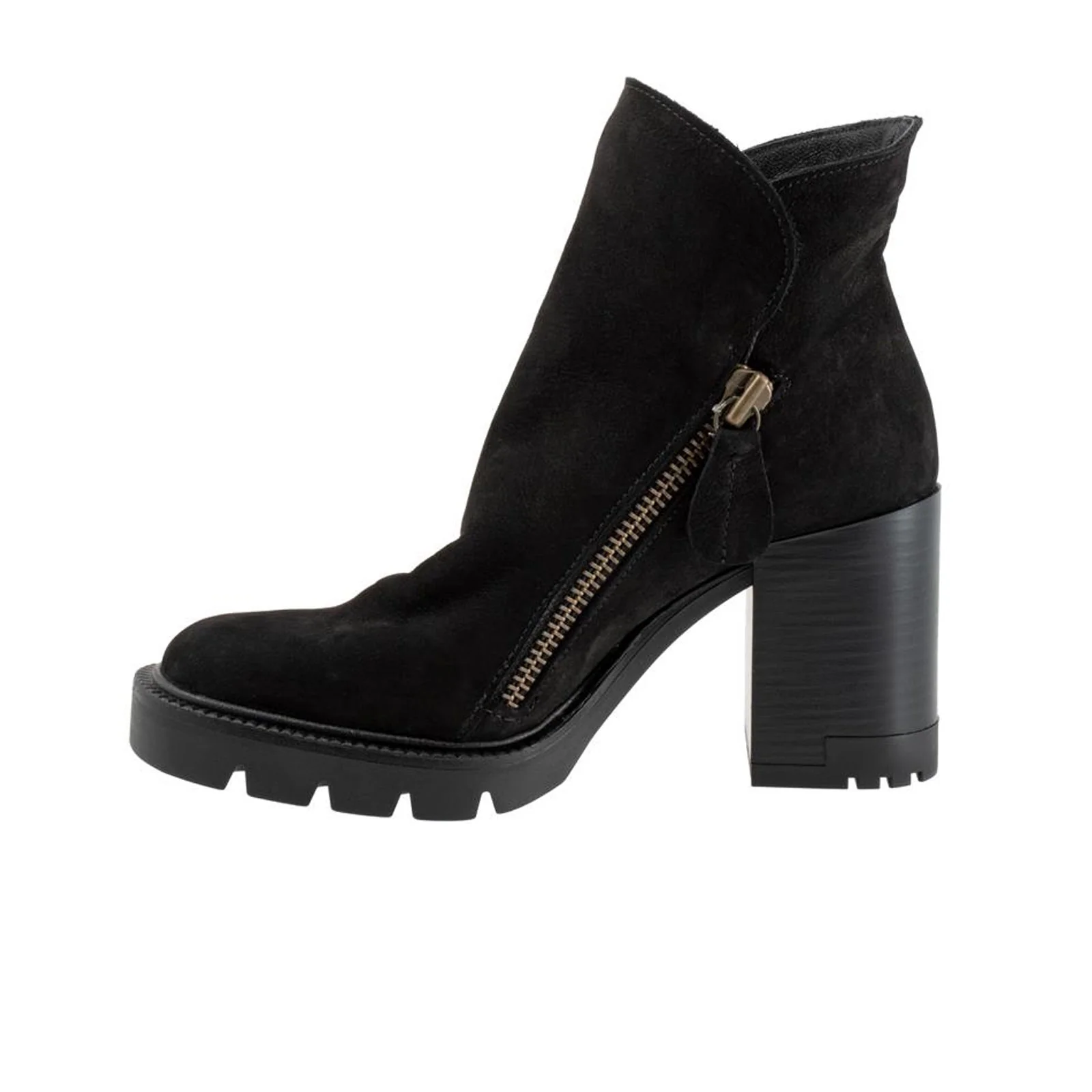 Bueno Elliott Heeled Mid Boot (Women) - Black Nubuck - Image 2