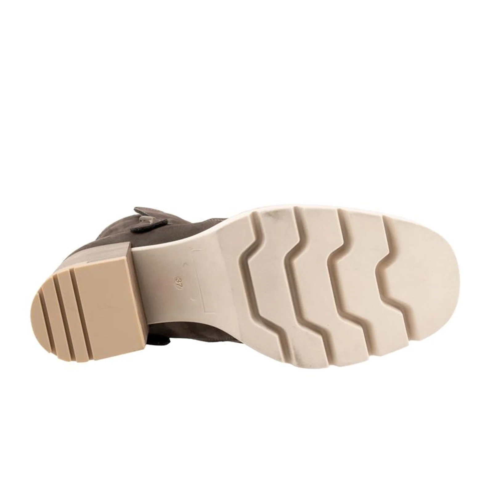 Bueno Elliott Heeled Mid Boot (Women) - Stone Nubuck - Image 4