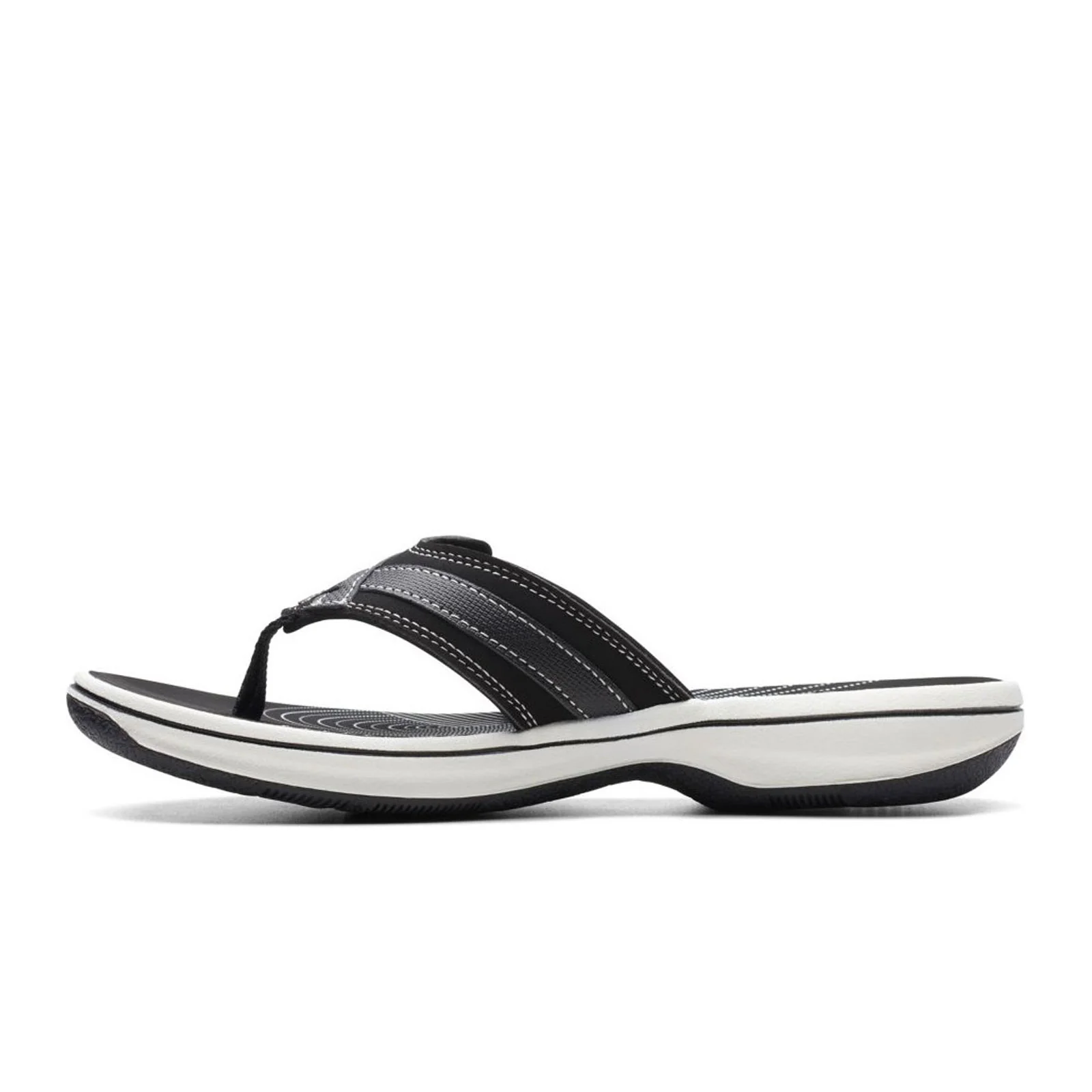 Clarks Breeze Sea Sandal (Women) - Black Synthetic - Image 3