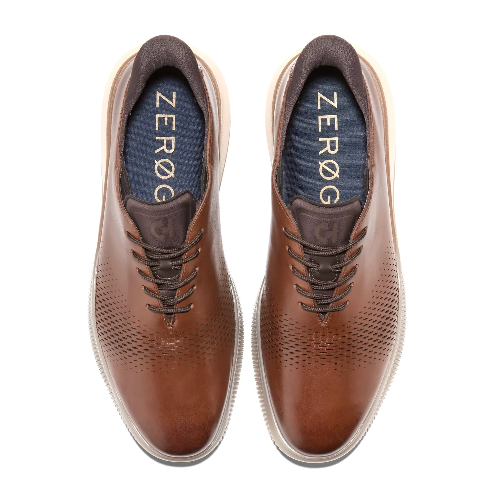 Cole Haan 6.Zerogrand Laser Quick-On Oxford (Men) - Woodbury/Dark Chocolate/Angora - Image 3