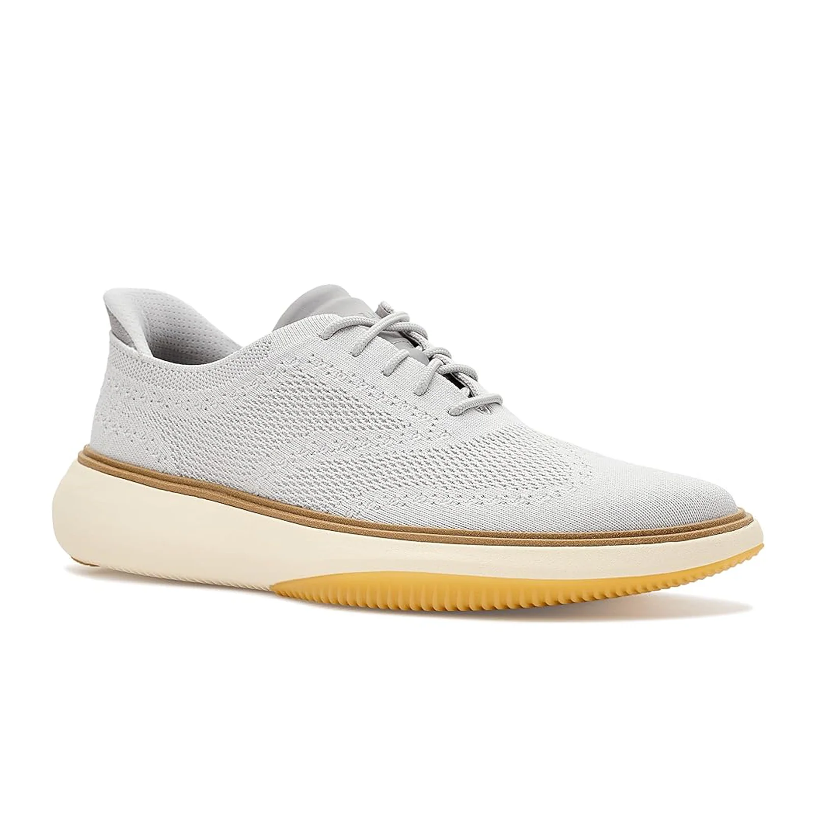 Cole Haan GrandPhaze Stitchlite Quick-On Oxford (Men) - Oyster Mushroom/Natural/Ivory - Image 3
