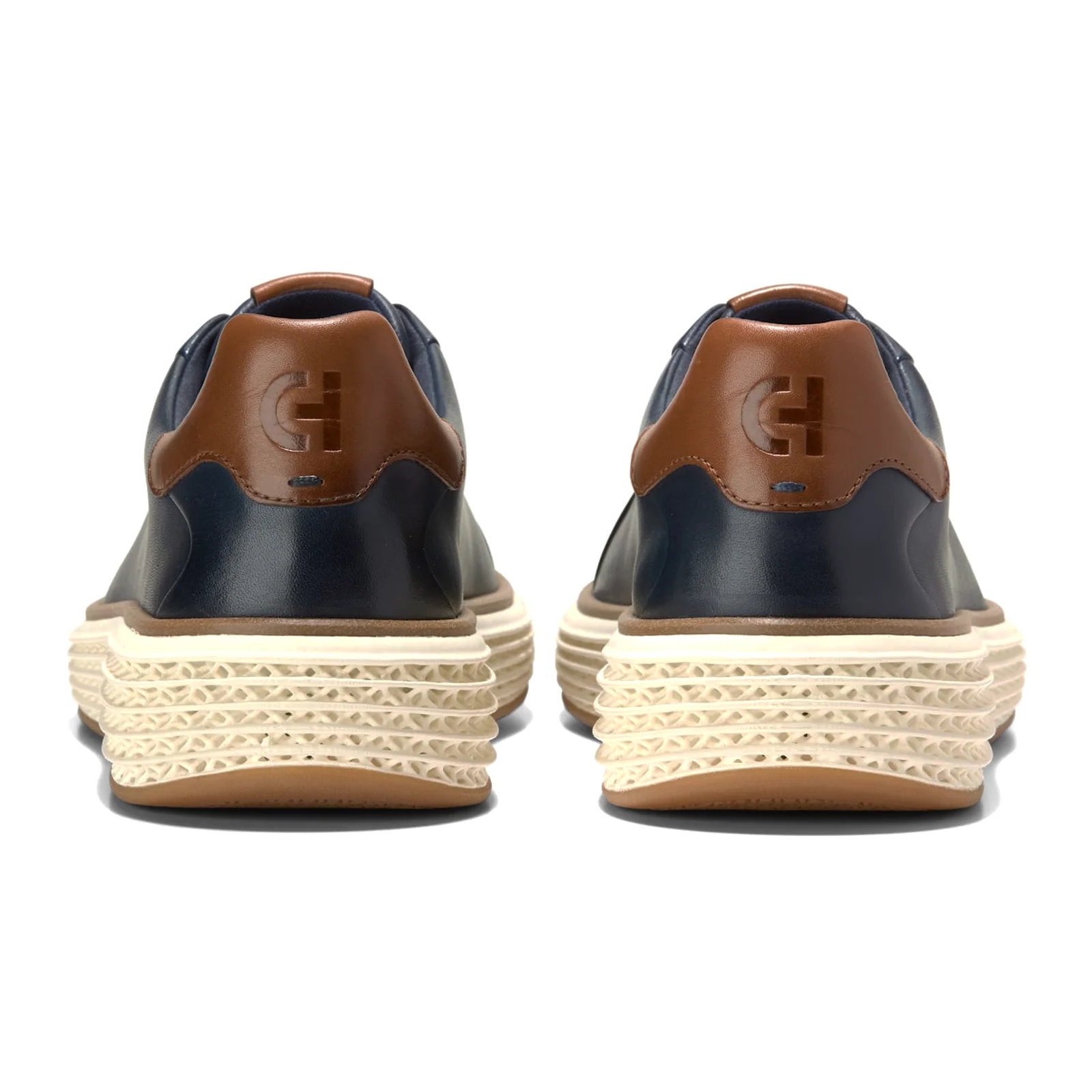 Cole Haan Grandpro Court Skyweave Sneaker (Men) - Navy Blazer/CH British Tan/Ivory - Image 4