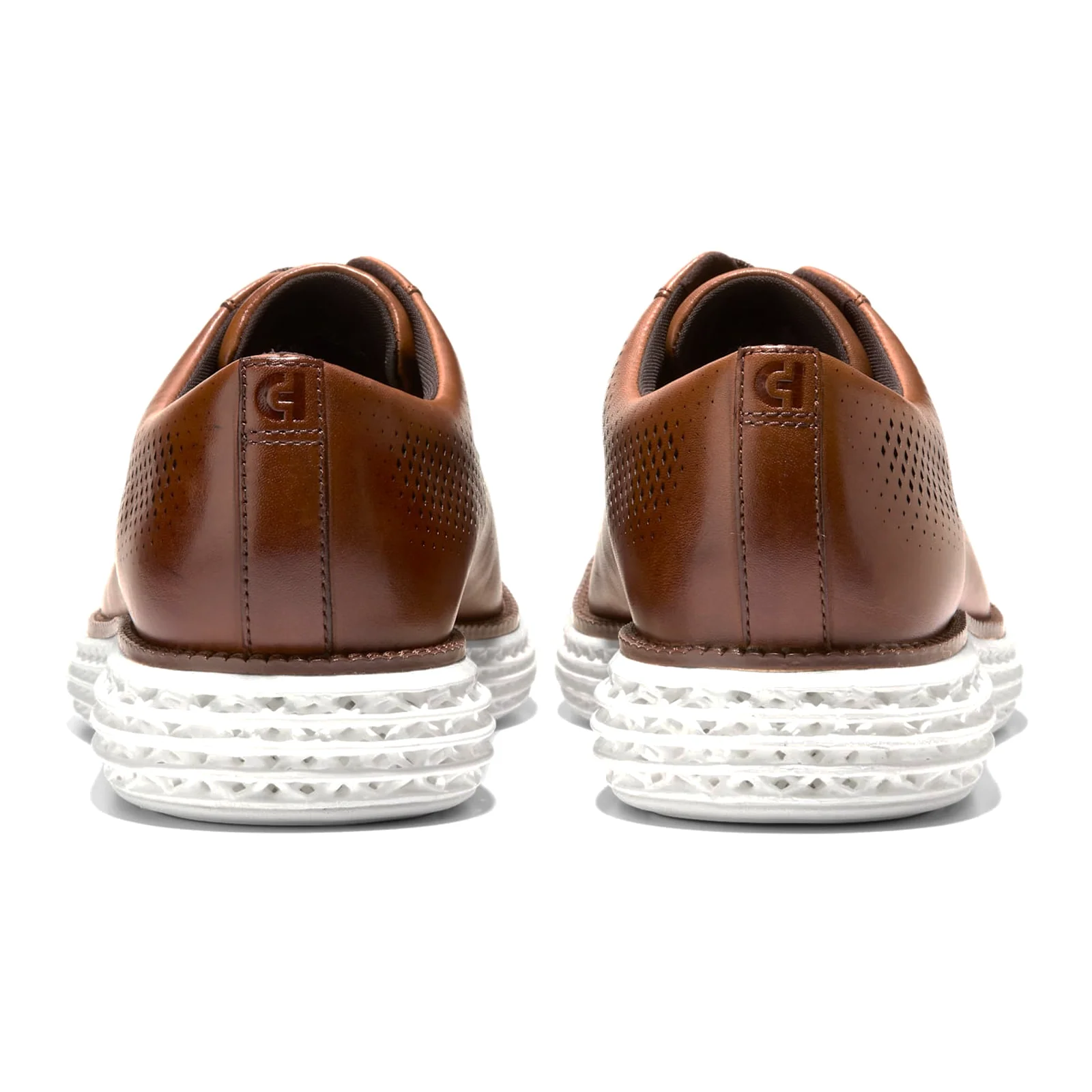 Cole Haan Originalgrand 2.0 Laser Oxford (Men) - British Tan/Optic White - Image 4