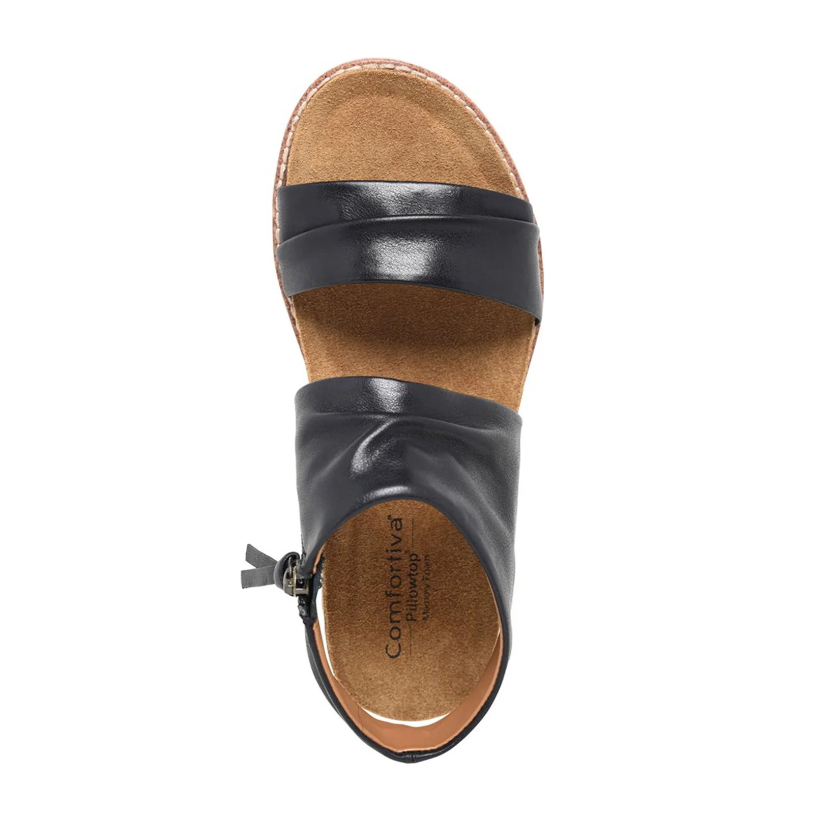 Comfortiva Gale Backstrap Sandal (Women) - Black - Image 3