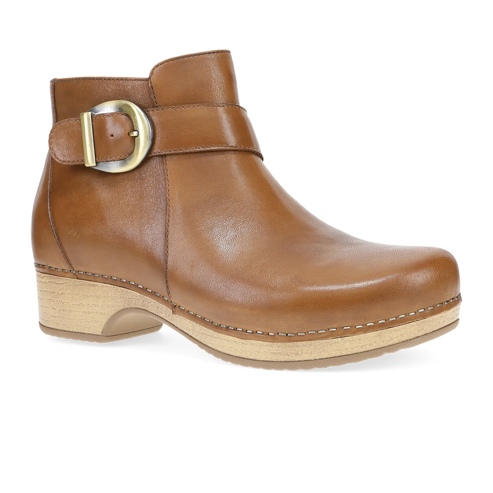 Dansko Brennan Ankle Boot (Women) - Tan Calf - Image 3