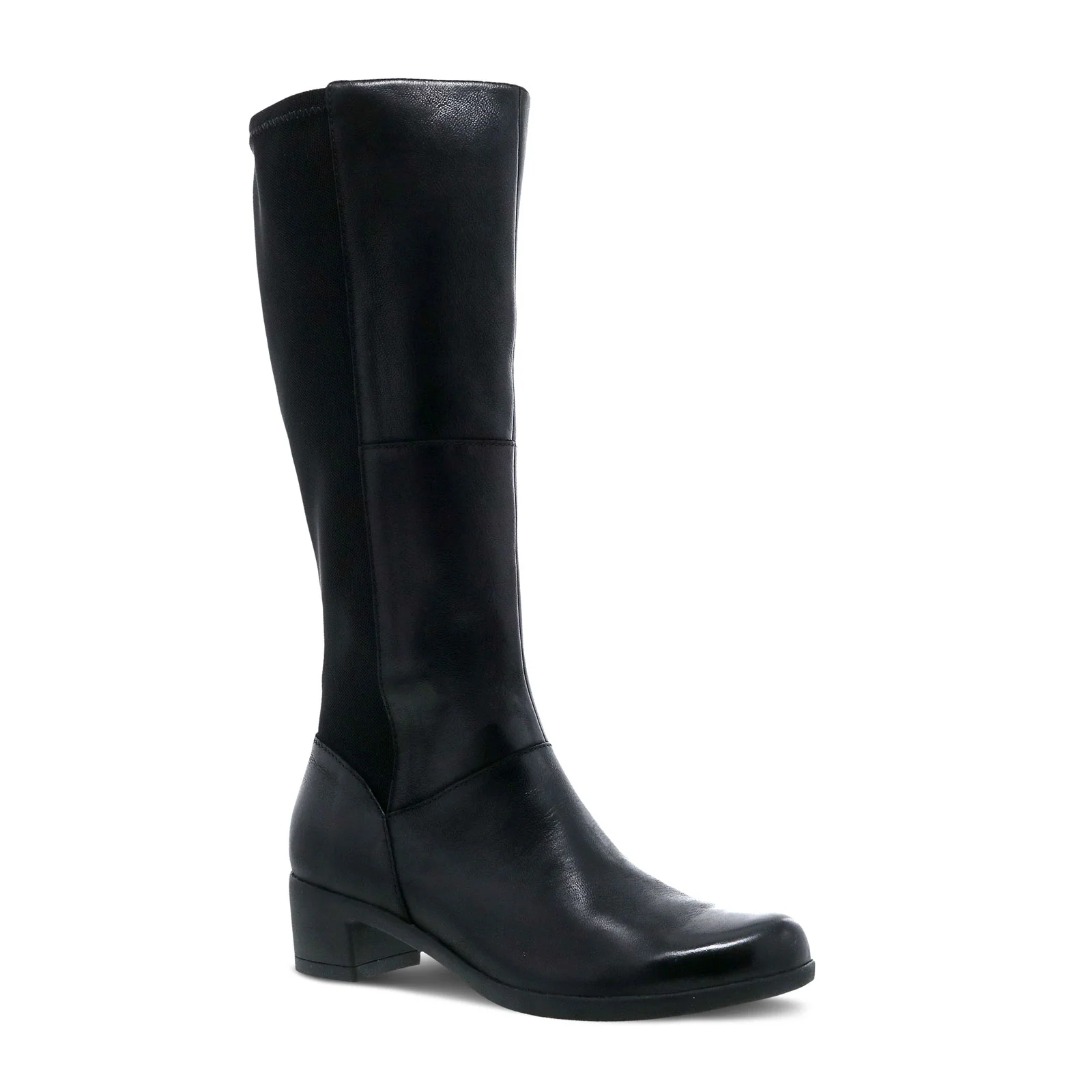 Dansko Celestine Tall Boot (Women) - Black Burnished Nubuck - Image 2