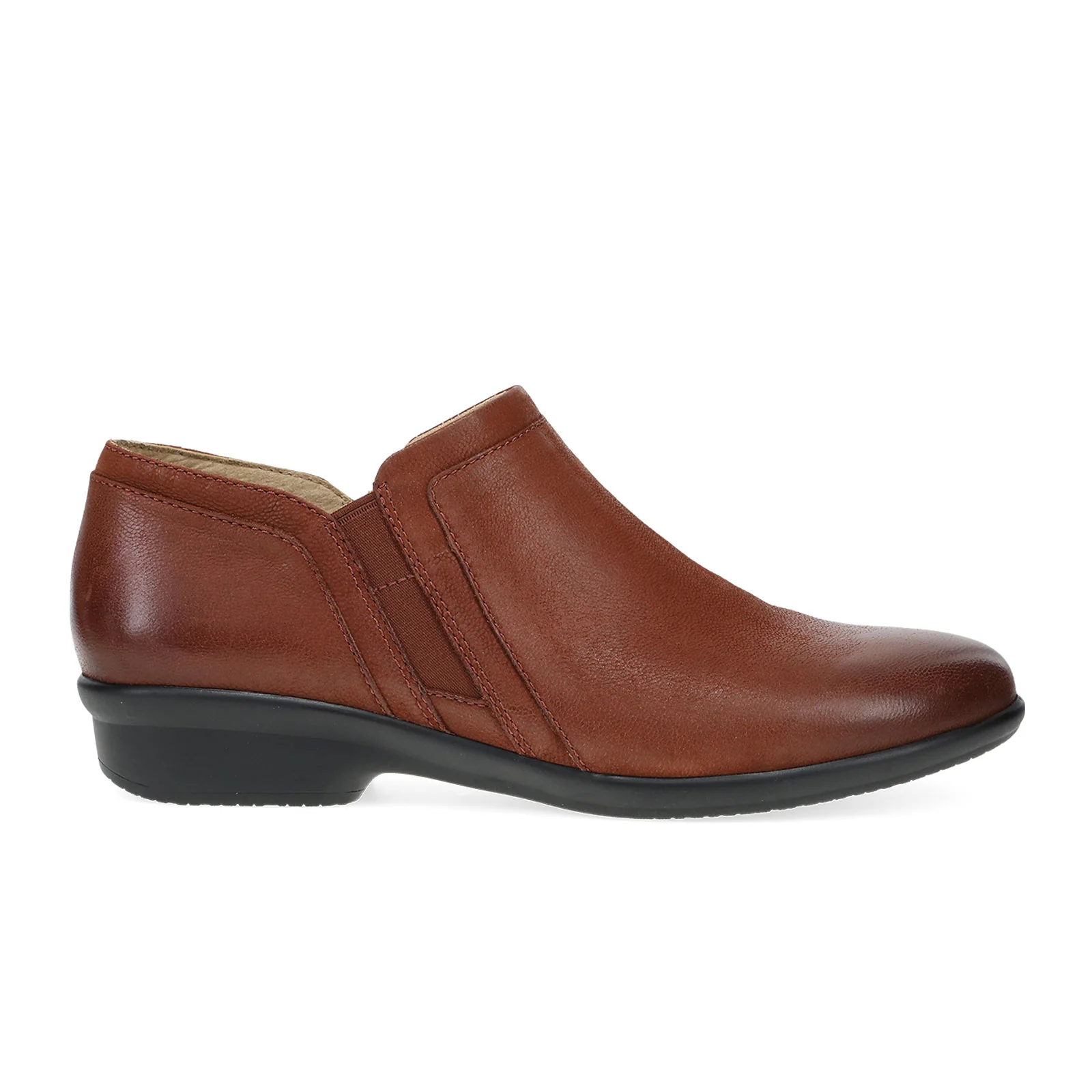 Dansko Cheryl Ankle Bootie (Women) - Russet Burnished Nubuck