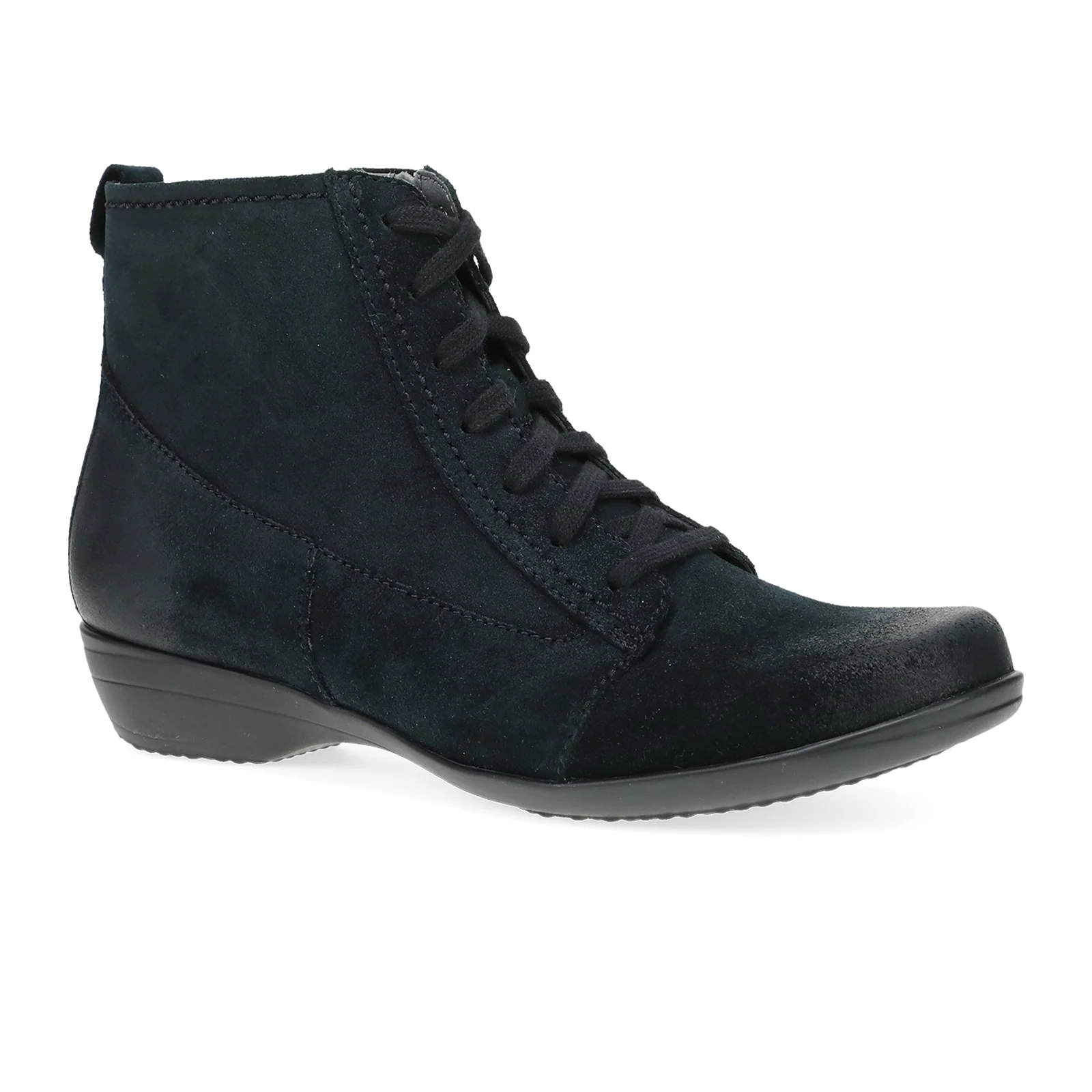 Dansko Finnley Ankle Boot (Women) - Black Burnished Nubuck - Image 2