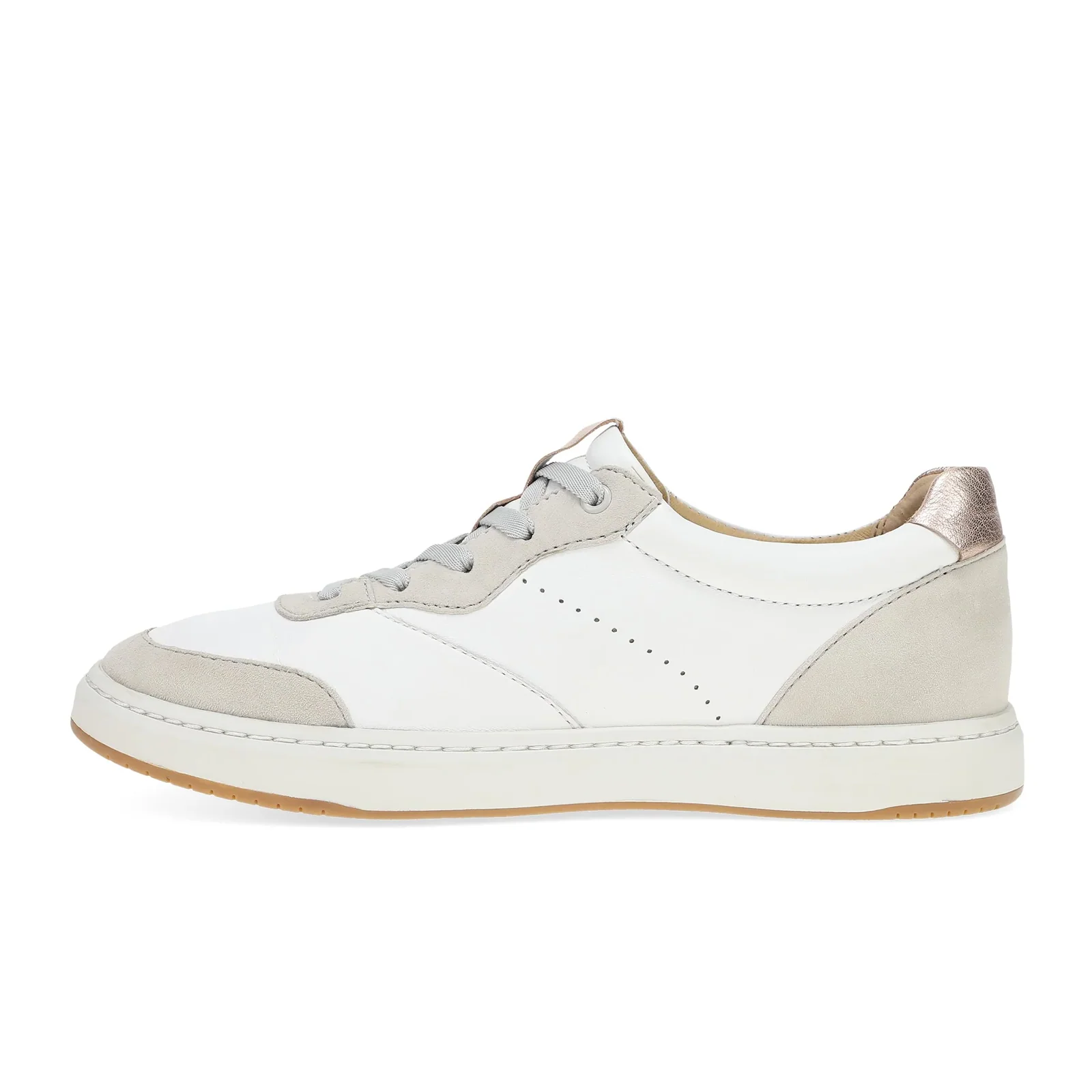 Dansko Josey Sneaker (Women) - White Nappa/Rose Gold - Image 2