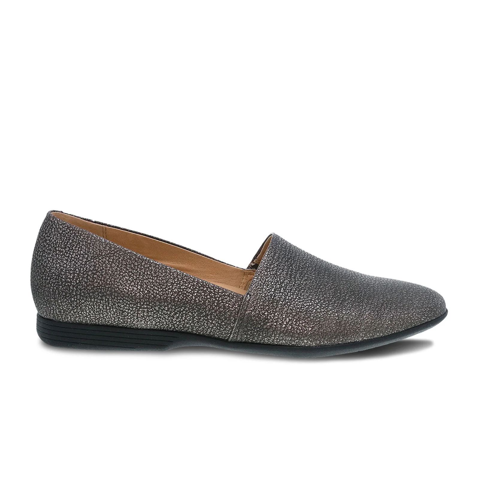 Dansko Larisa Slip On Loafer (Women) - Pewter Metallic