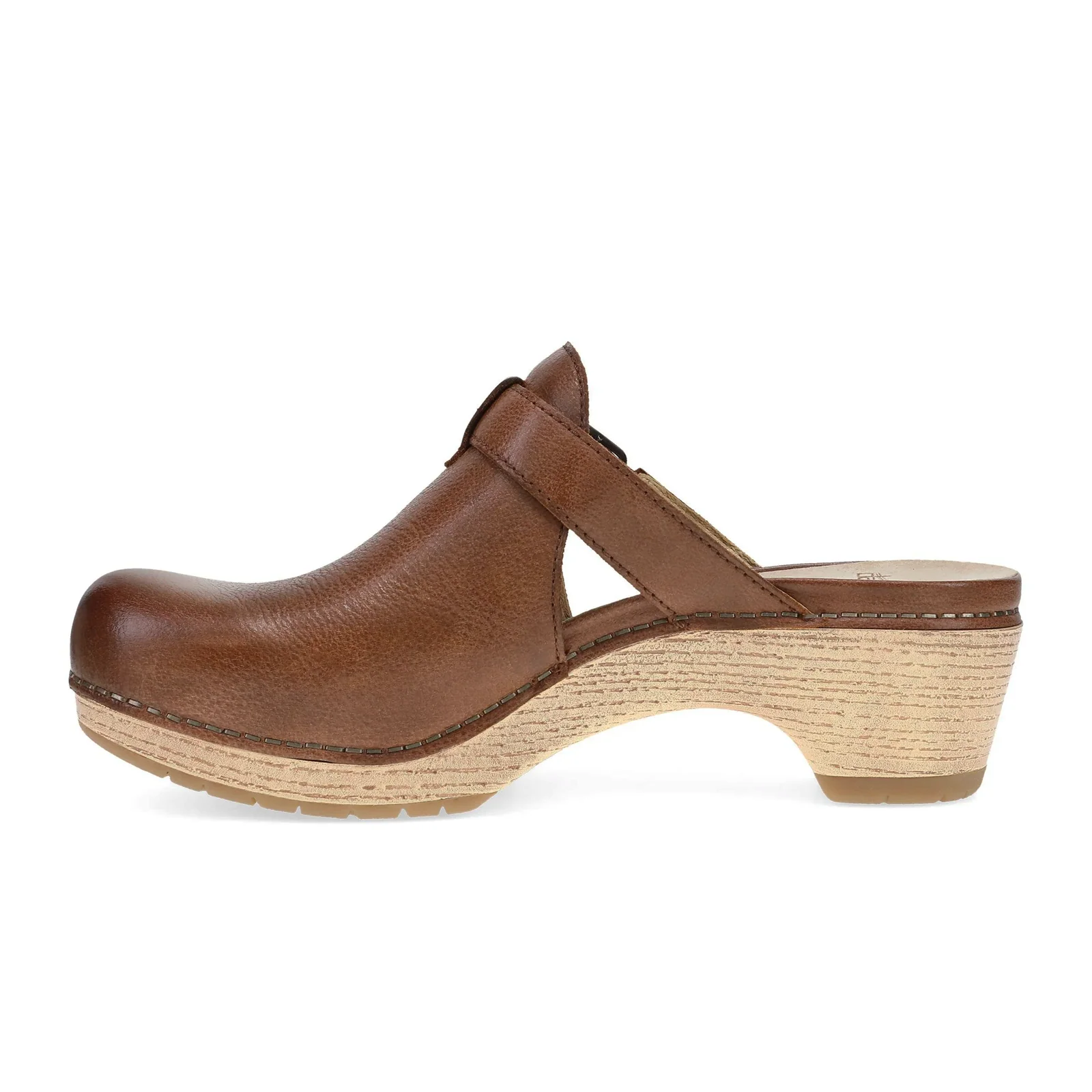 Dansko Leandra Clog (Women) - Brown Leather - Image 2