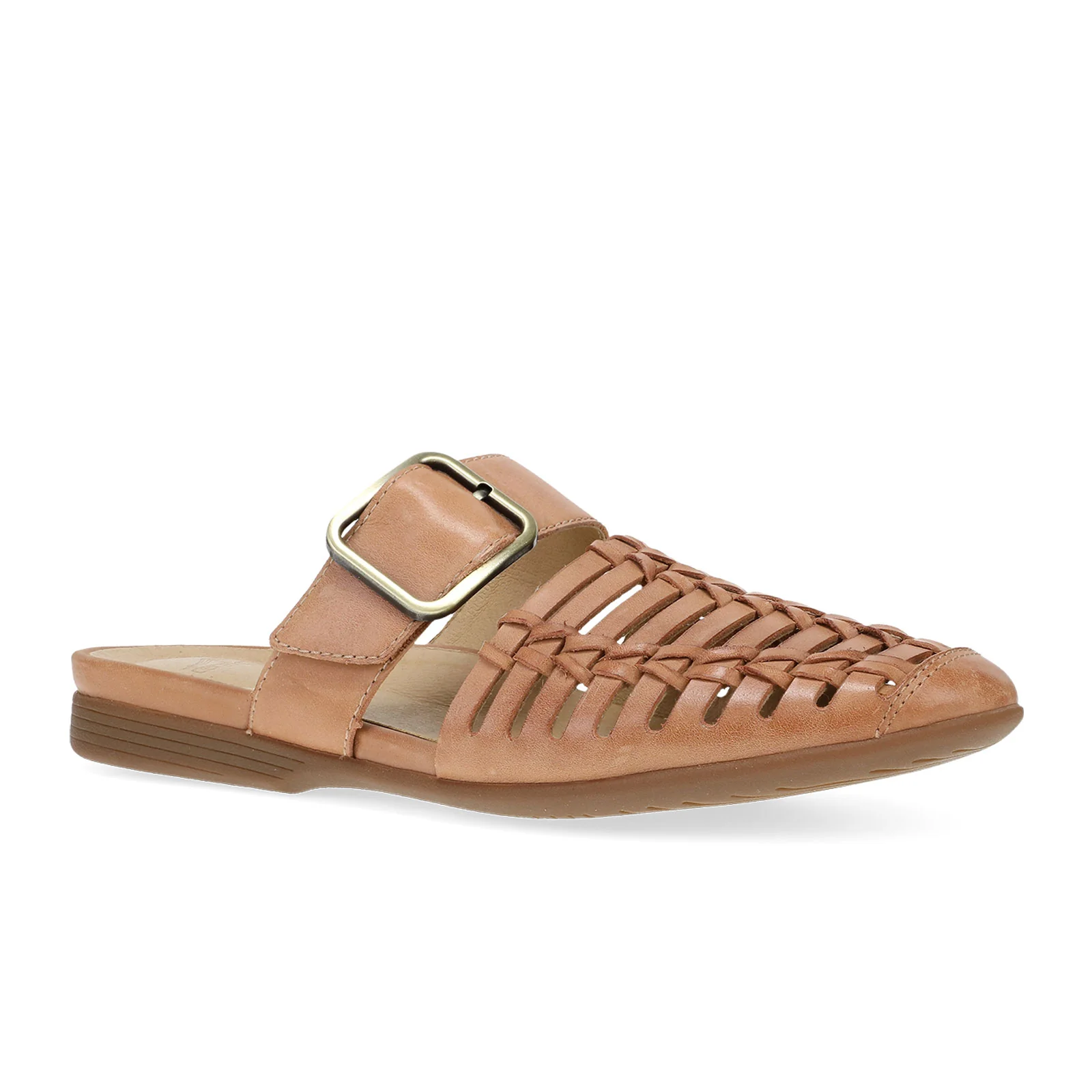 Dansko Leilani Flat (Women) - Light Tan Burnished Nappa - Image 2