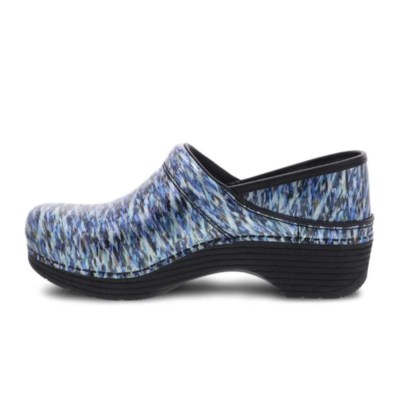 Dansko LT Pro Clog (Women) - Blue Waves Patent - Image 2