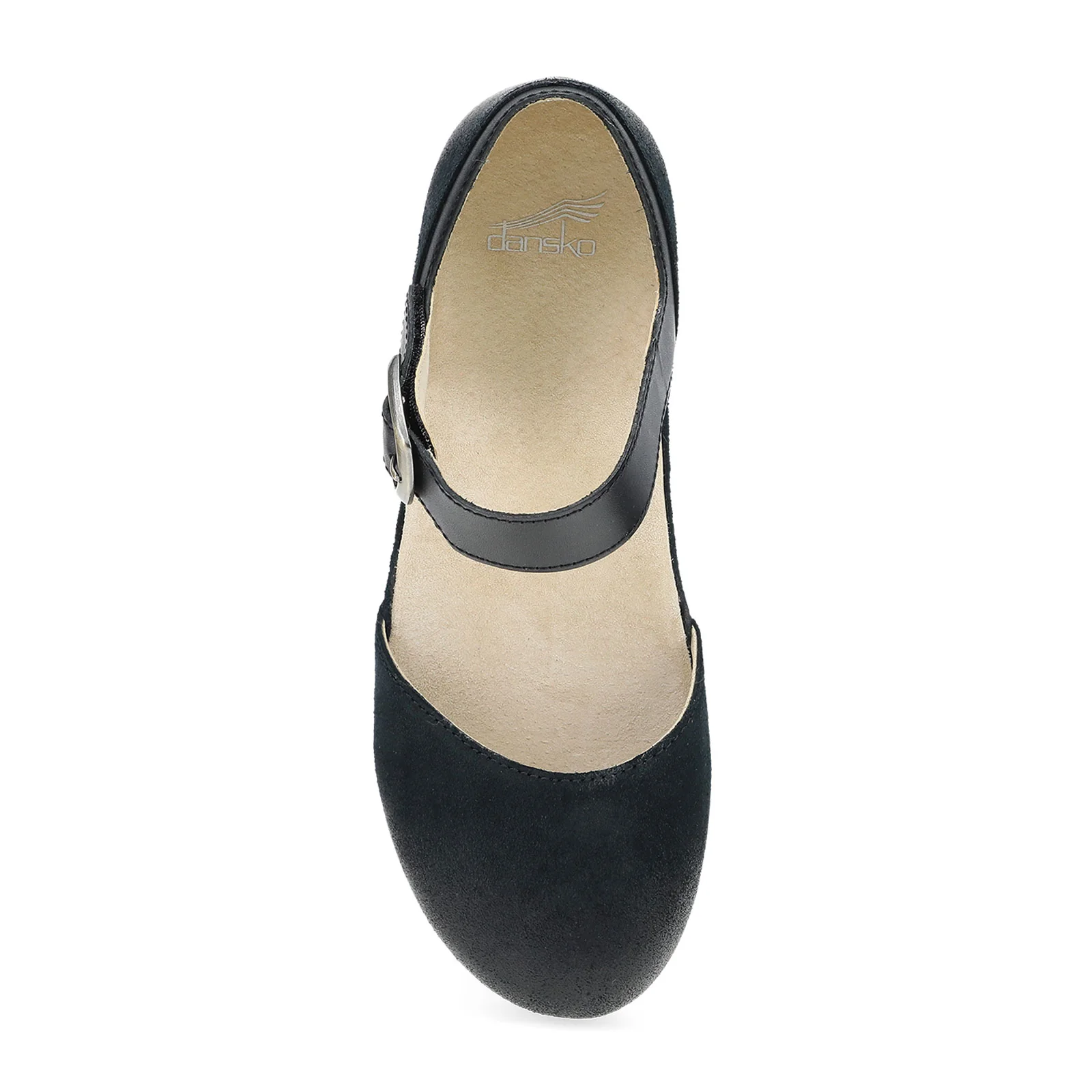 Dansko Mae Mary Jane (Women) - Black Burnished Suede - Image 6