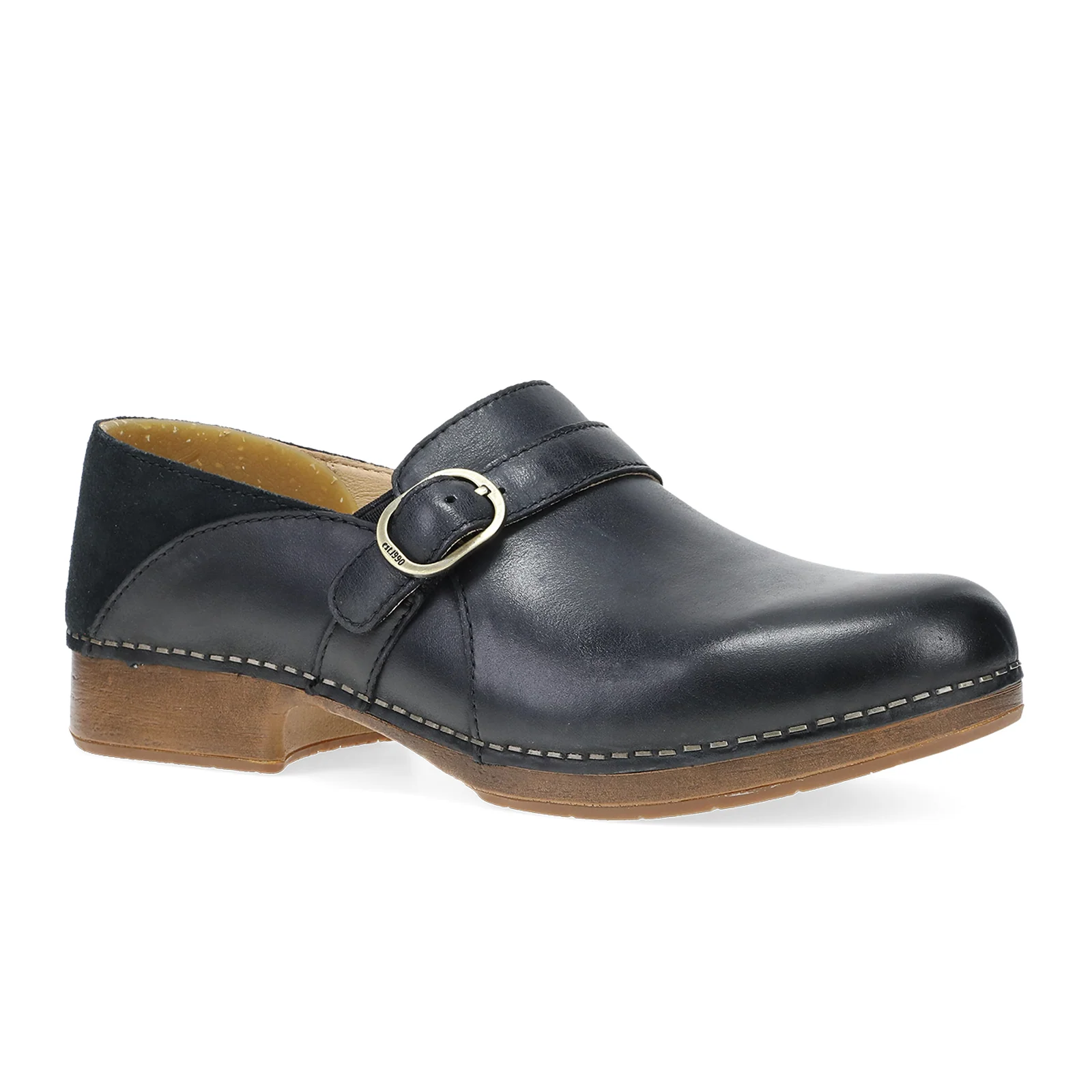 Dansko Margaret Loafer (Women) - Black Burnished Calf - Image 2