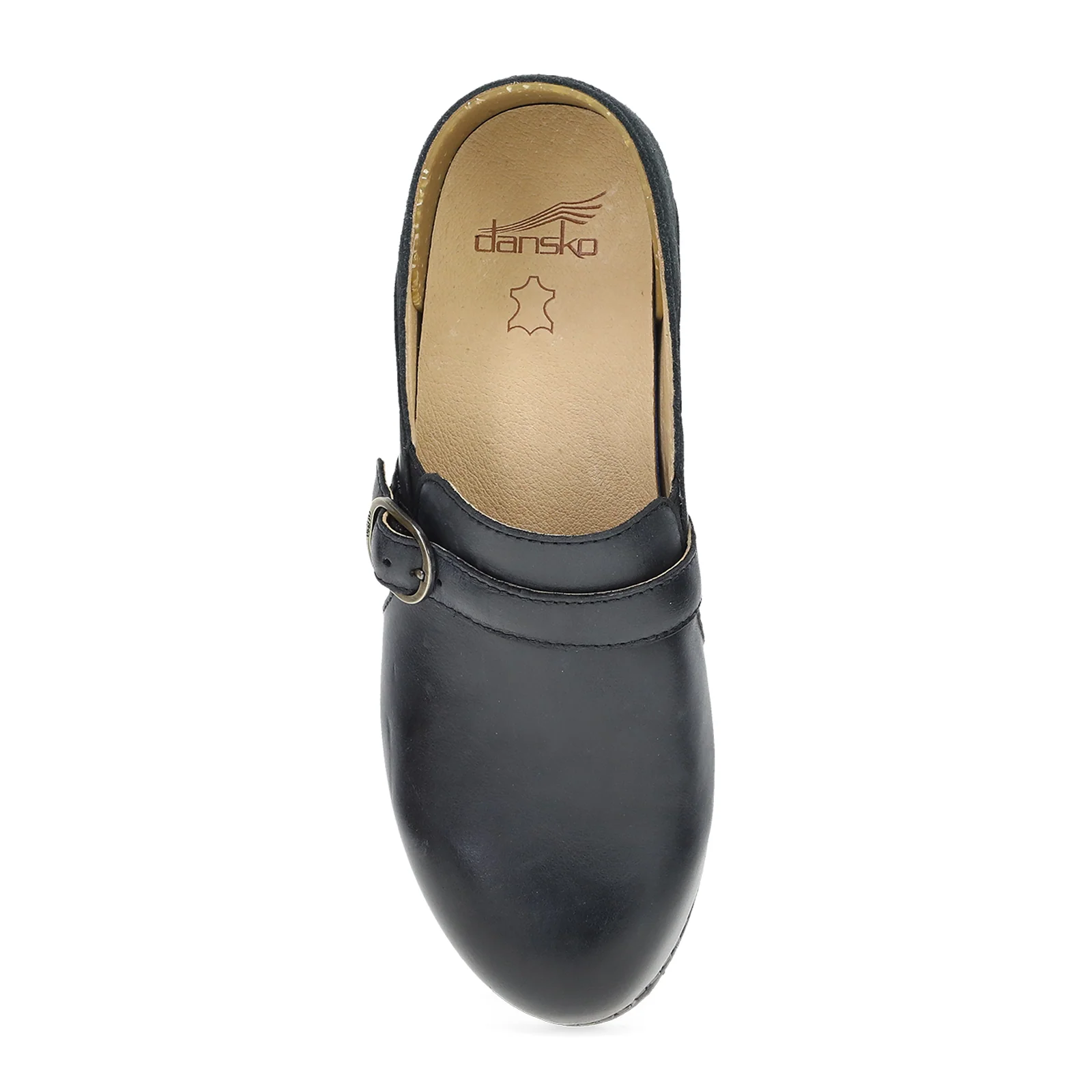 Dansko Margaret Loafer (Women) - Black Burnished Calf - Image 3