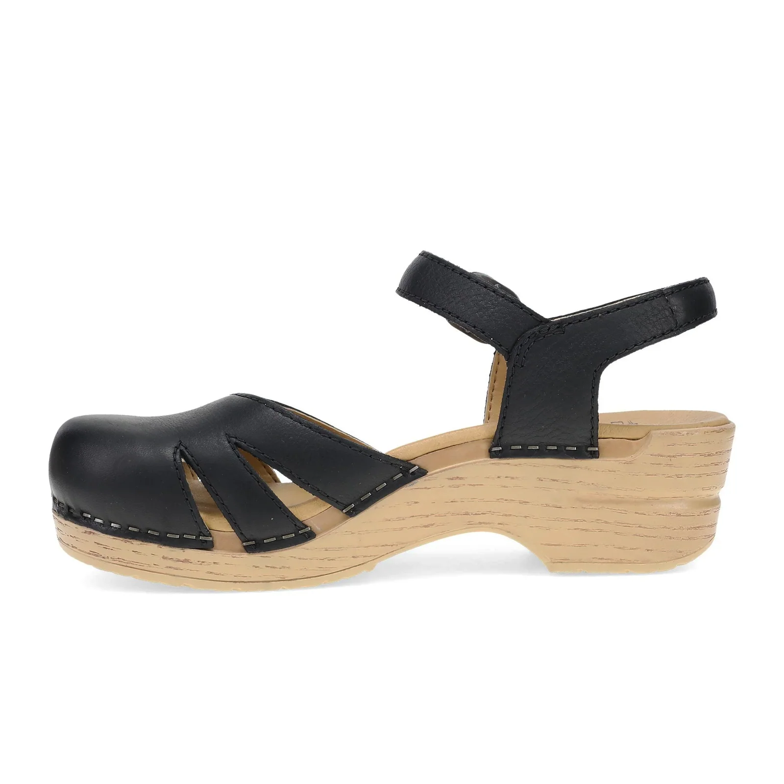 Dansko Margreta Mary Jane Clog (Women) - Black Leather - Image 2