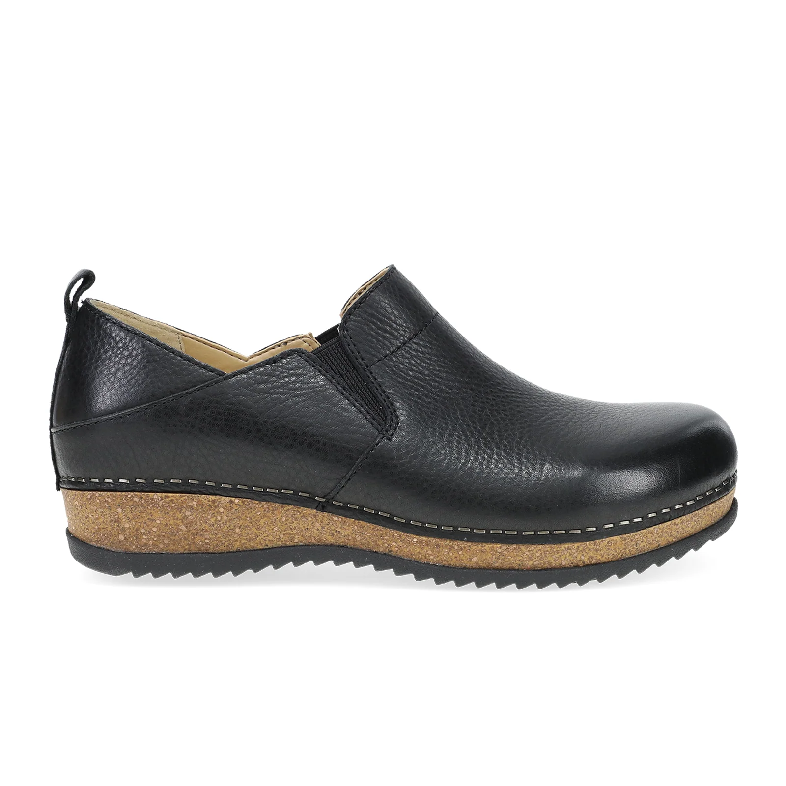 Dansko Meara Slip On (Women) - Black Waxy Milled