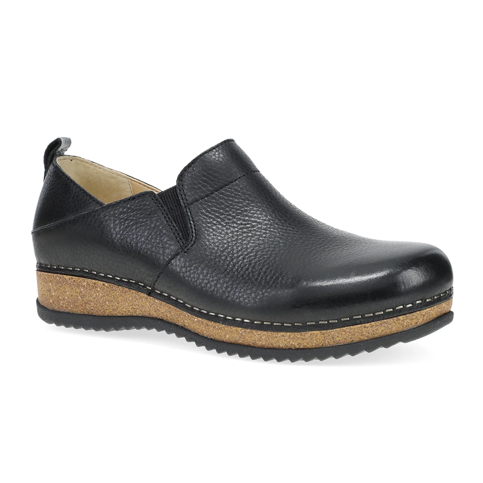 Dansko Meara Slip On (Women) - Black Waxy Milled - Image 2