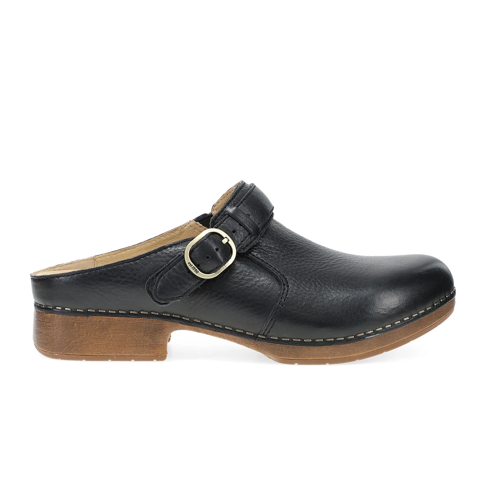 Dansko Millie Clog (Women) - Black Waxy Milled