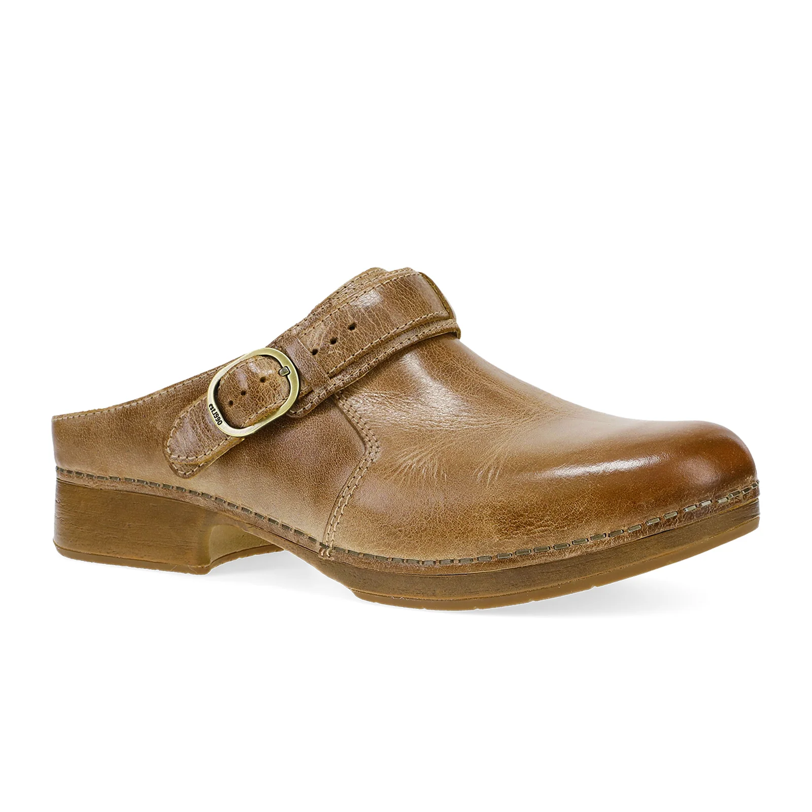 Dansko Millie Clog (Women) - Tan Waxy Brush Off - Image 2