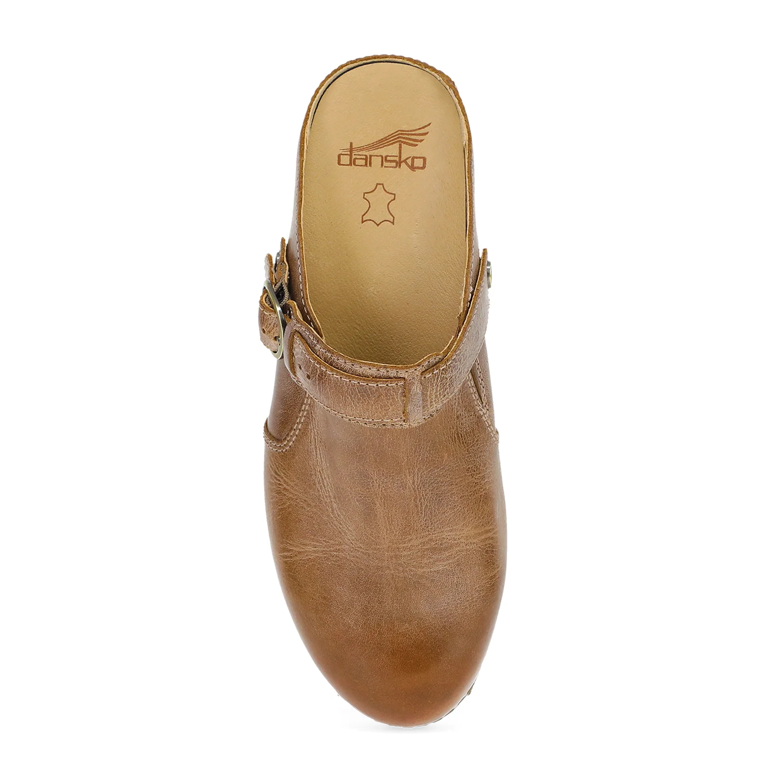 Dansko Millie Clog (Women) - Tan Waxy Brush Off - Image 3