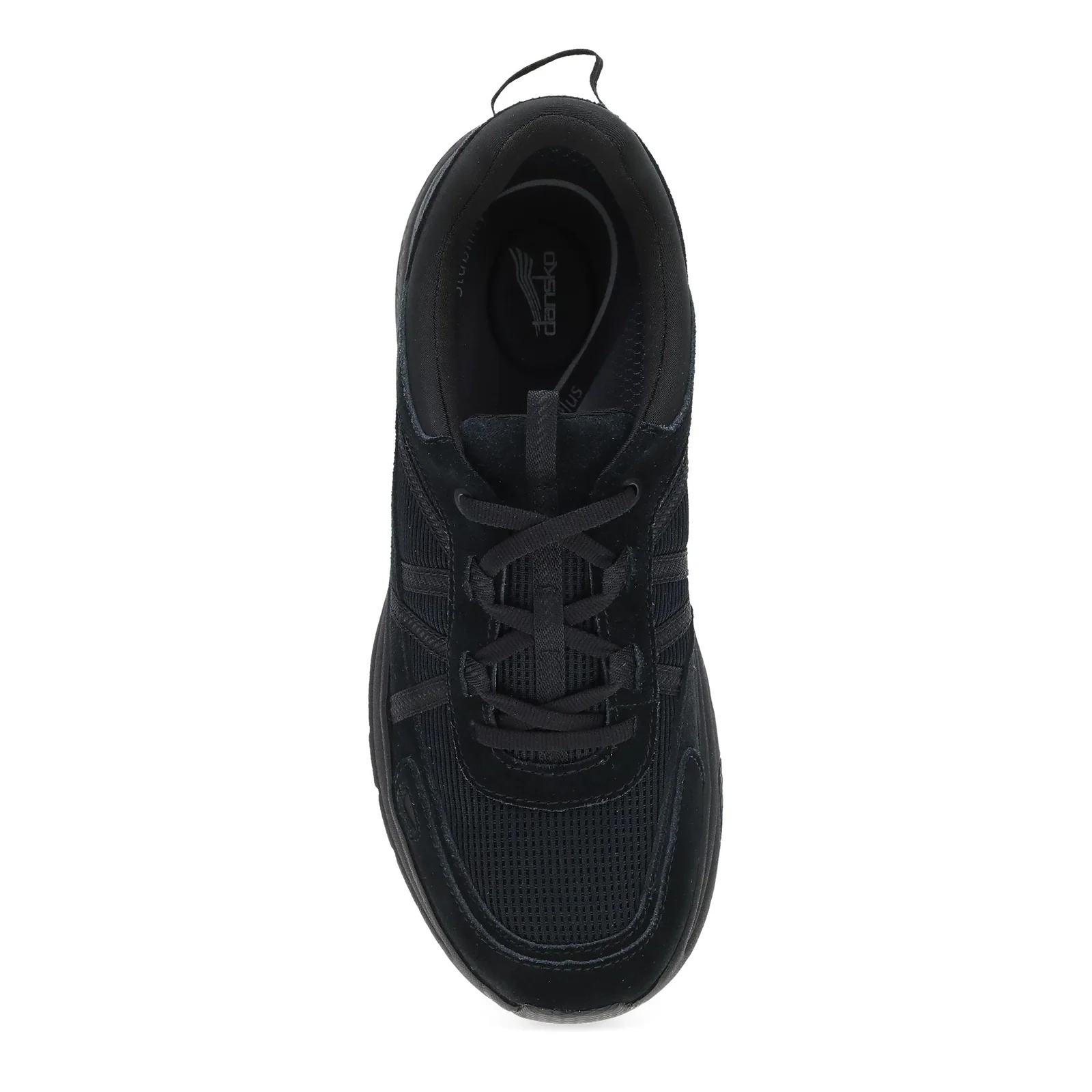 Dansko Poppy Sneaker (Women) - Black/Black Suede - Image 5