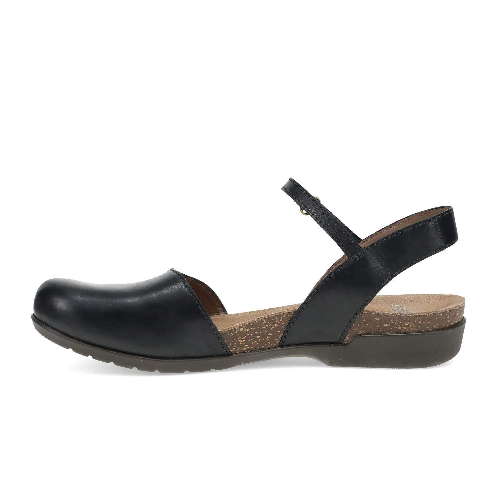 Dansko Rowan Backstrap Sandal (Women) - Black Waxy Burnished - Image 2