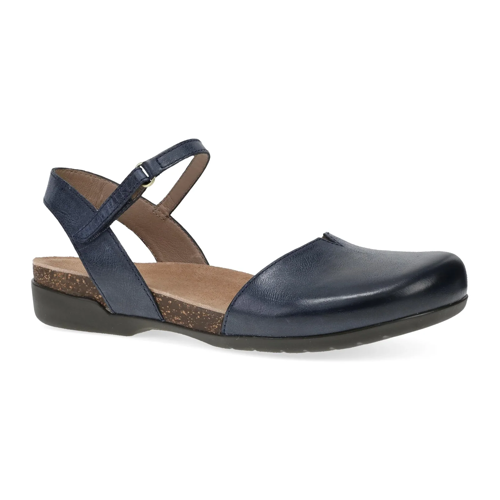 Dansko Rowan Backstrap Sandal (Women) - Navy Waxy Burnished - Image 3