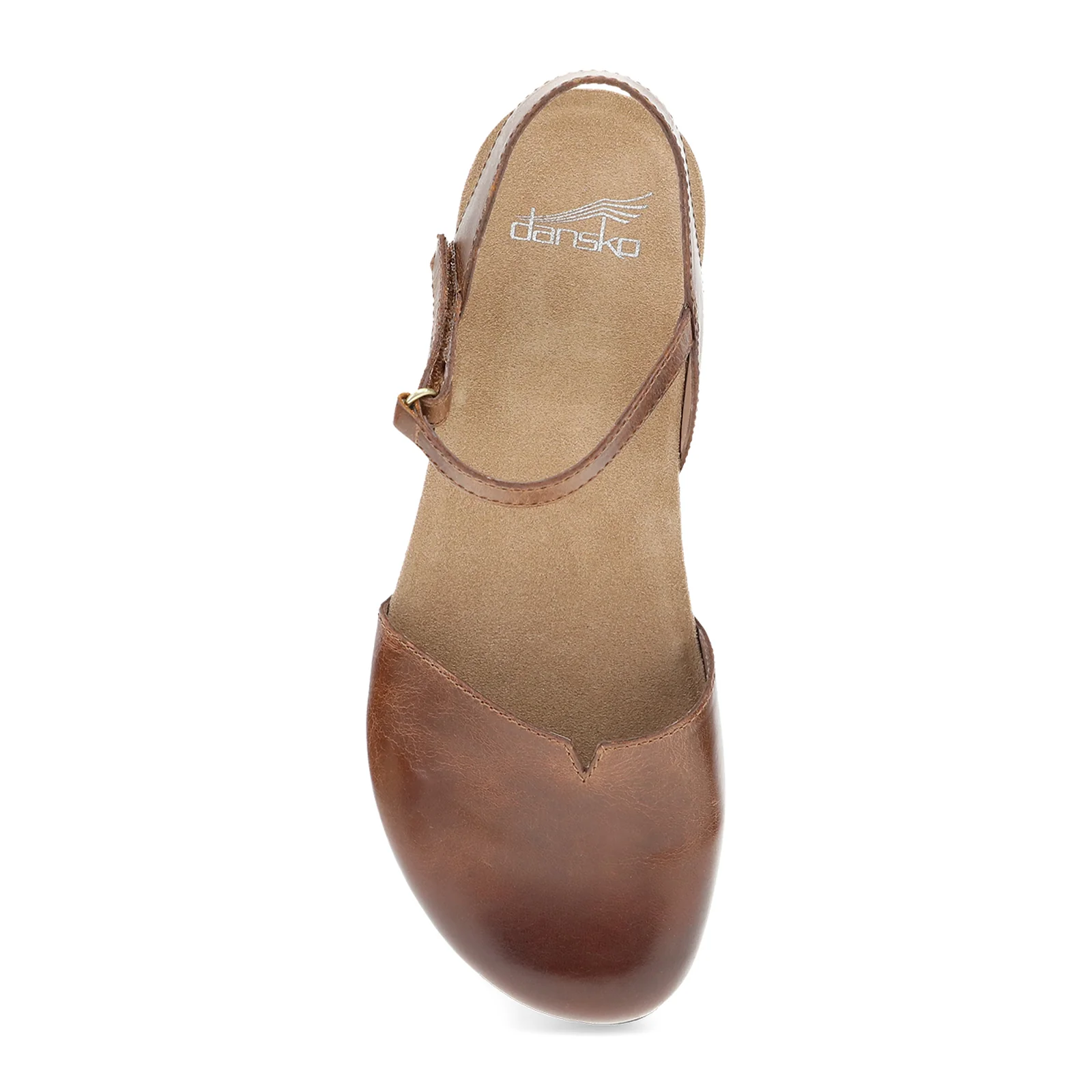Dansko Rowan Backstrap Sandal (Women) - Tan Waxy Burnished - Image 3