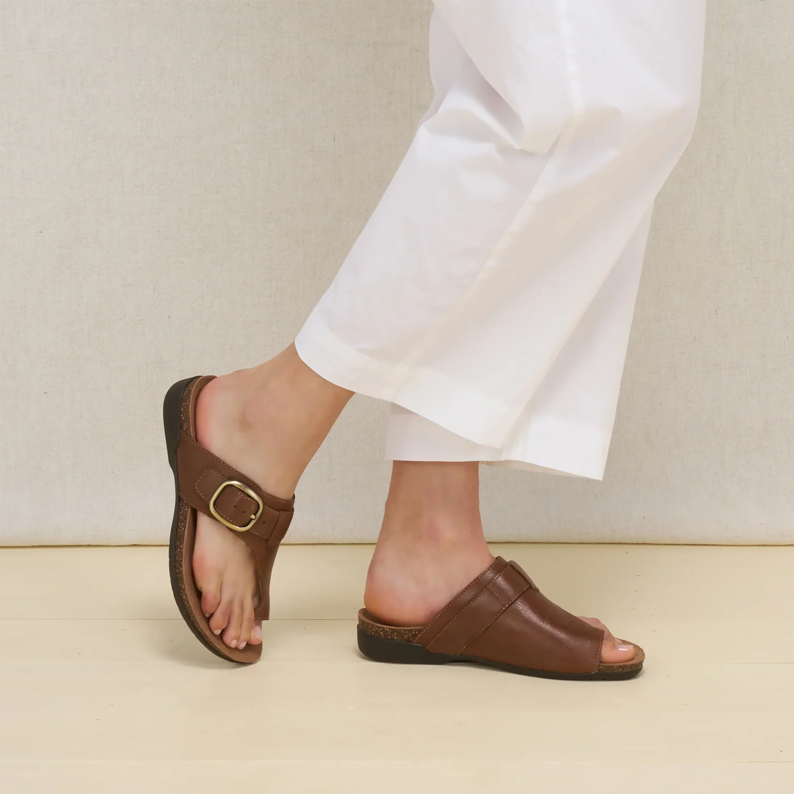 Dansko Rylee Sandal (Women) - Brown Leather - Image 8