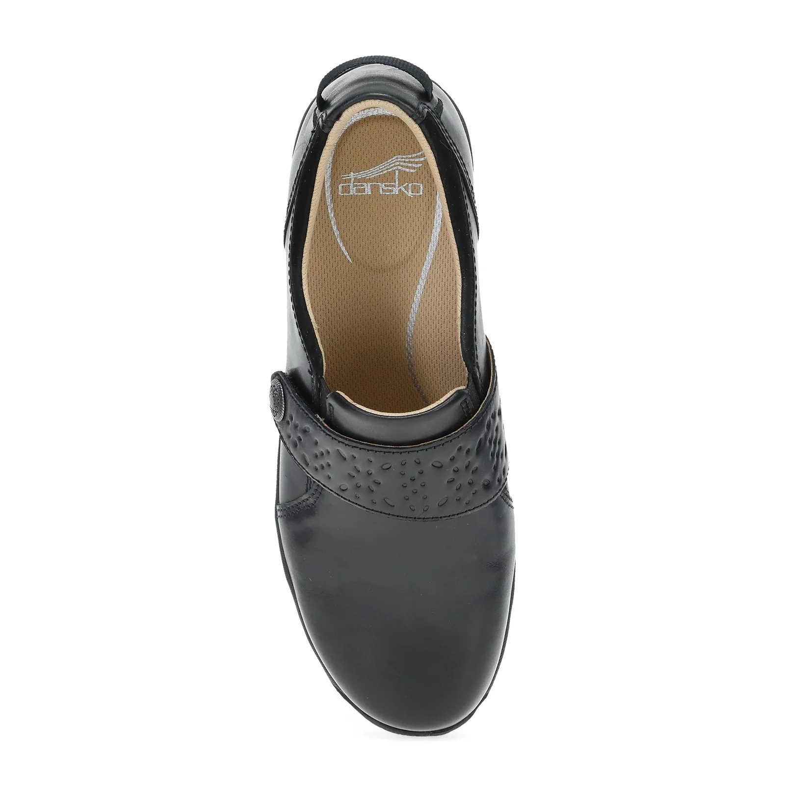 Dansko Sallie Slip On (Women) - Black Waxy Burnished - Image 5