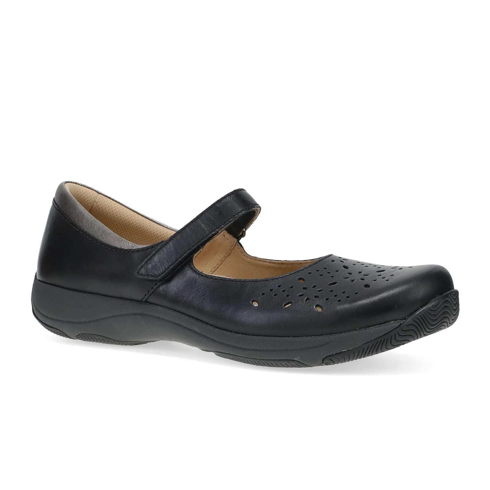 Dansko Stacy Mary Jane (Women) - Black Waxy Burnished