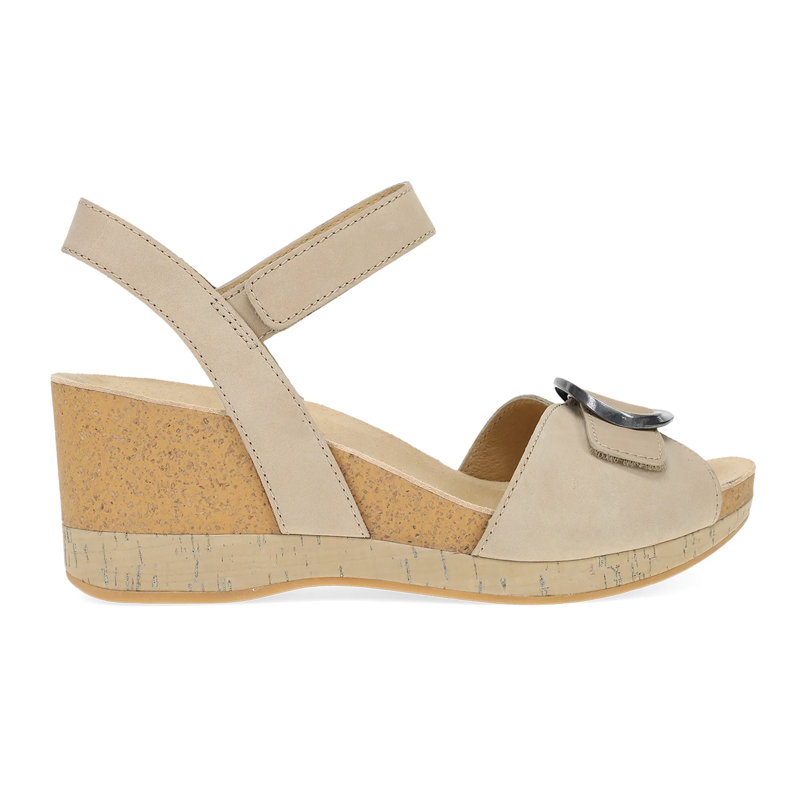 Dansko Stella Wedge Sandal (Women) - Sand Milled Nubuck
