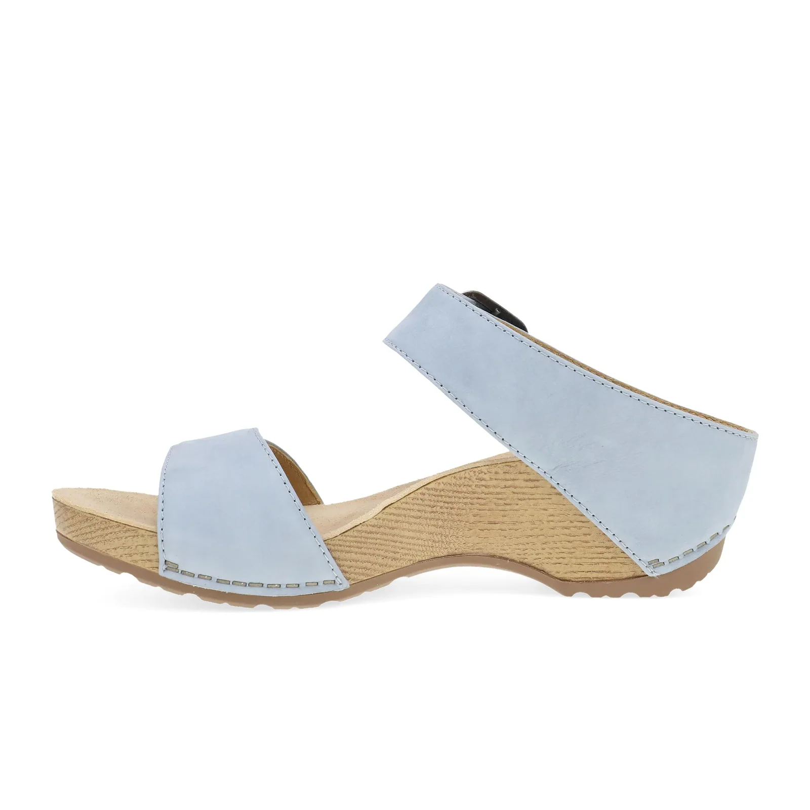 Dansko Tanya Wedge Sandal (Women) - Sky Nubuck - Image 2