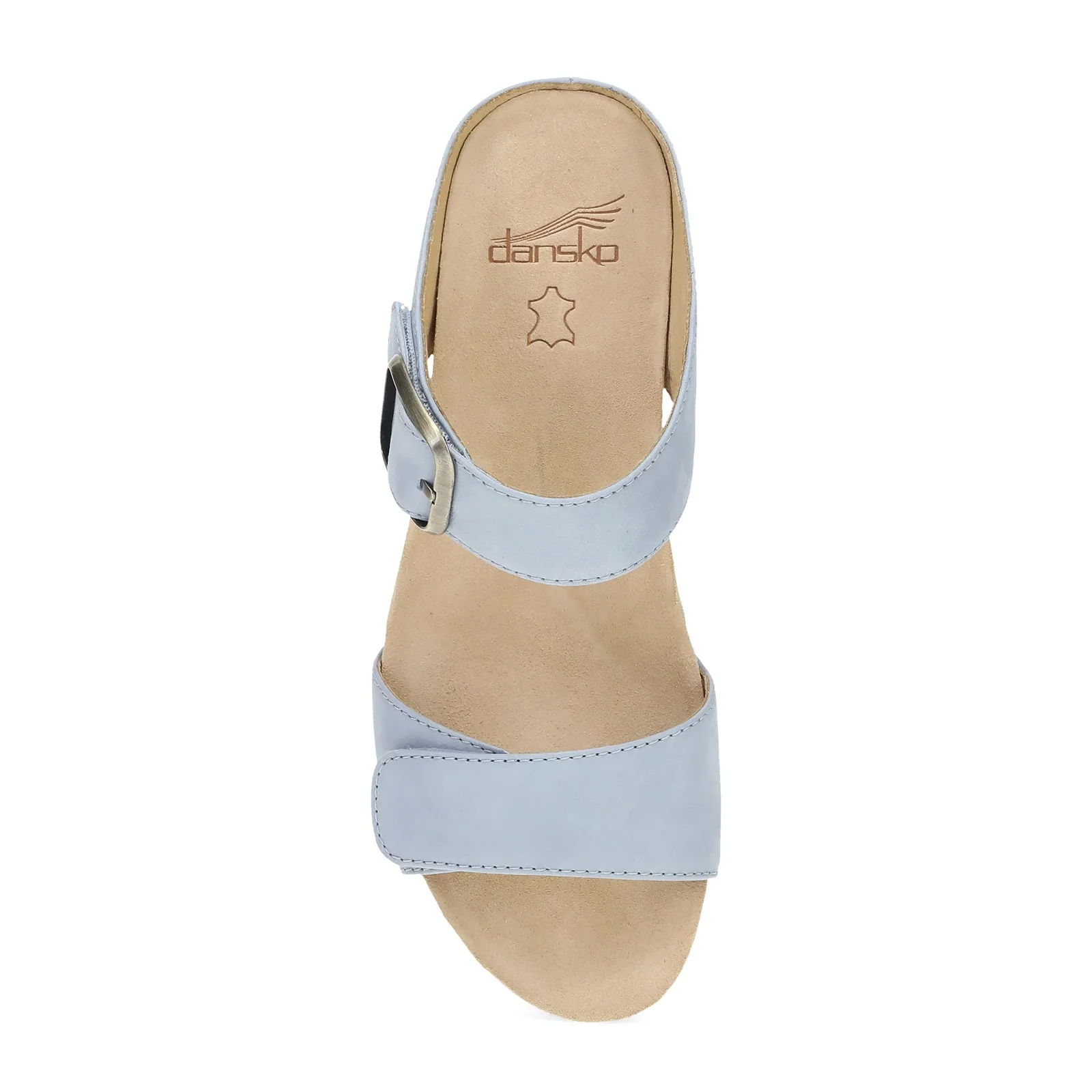 Dansko Tanya Wedge Sandal (Women) - Sky Nubuck - Image 5