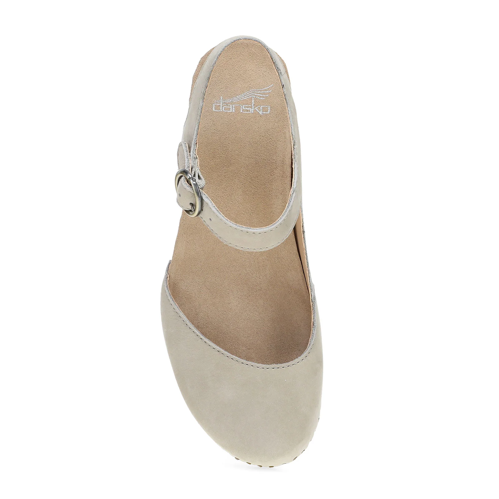 Dansko Taytum Heeled Sandal (Women) - Taupe Milled Nubuck - Image 3
