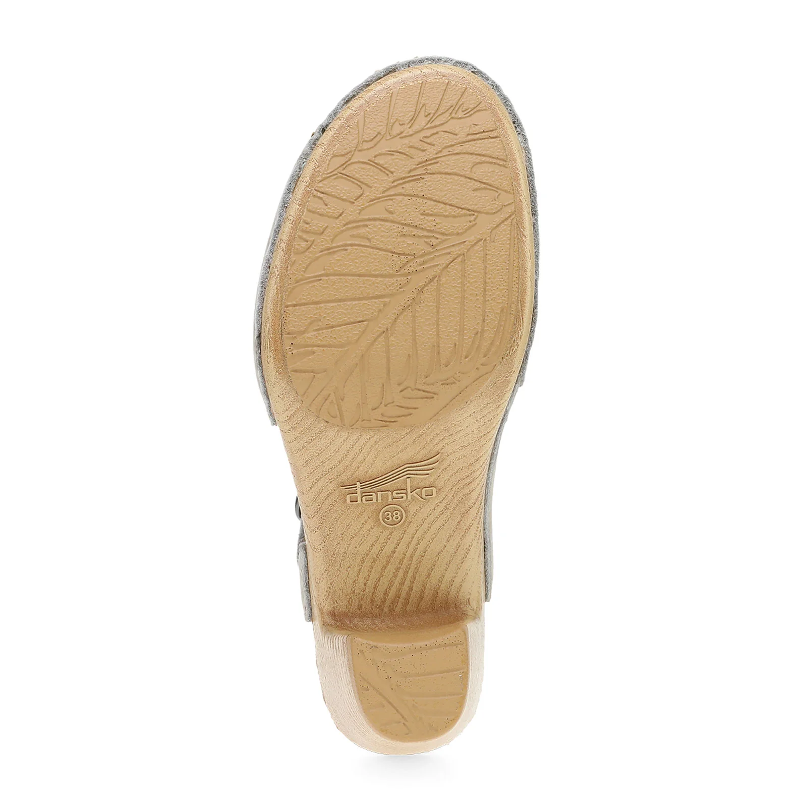 Dansko Taytum Heeled Sandal (Women) - Taupe Milled Nubuck - Image 4