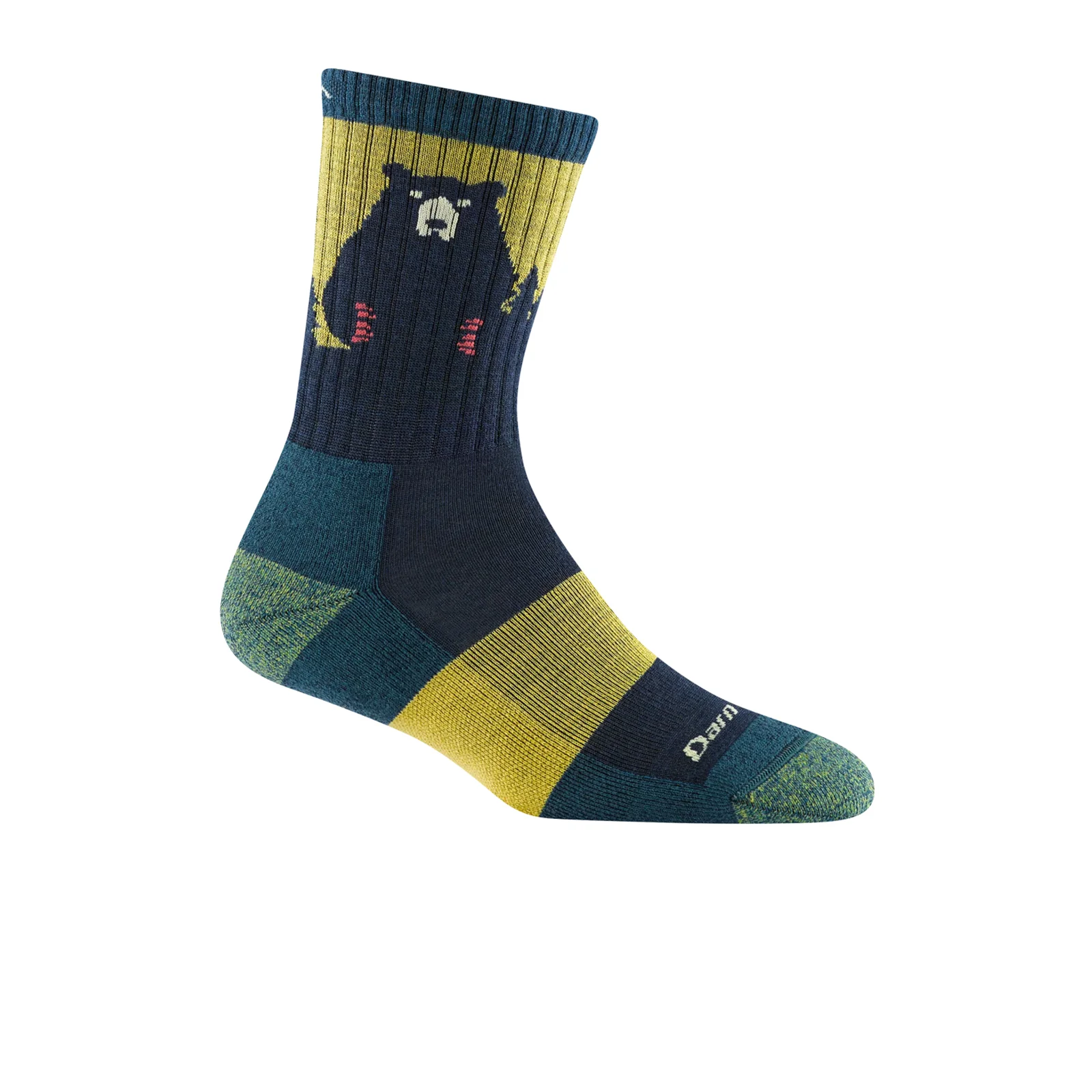 Darn Tough Bear Town Lightweight Micro Crew Sock with Cushion (Women) - Dark Teal