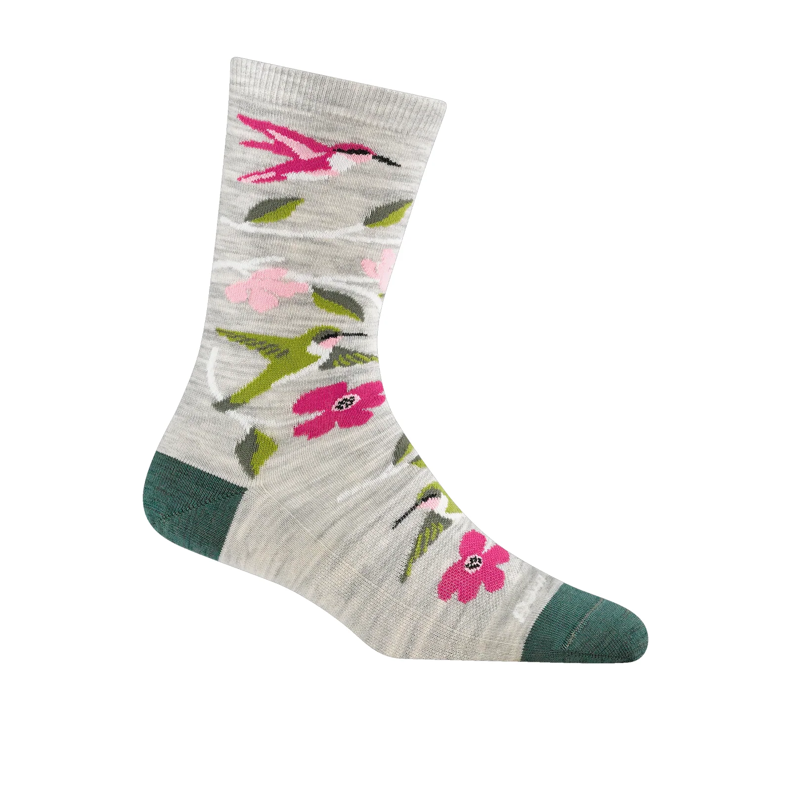 Darn Tough Birds of A Feather Lightweight Crew Sock (Women) - Ash